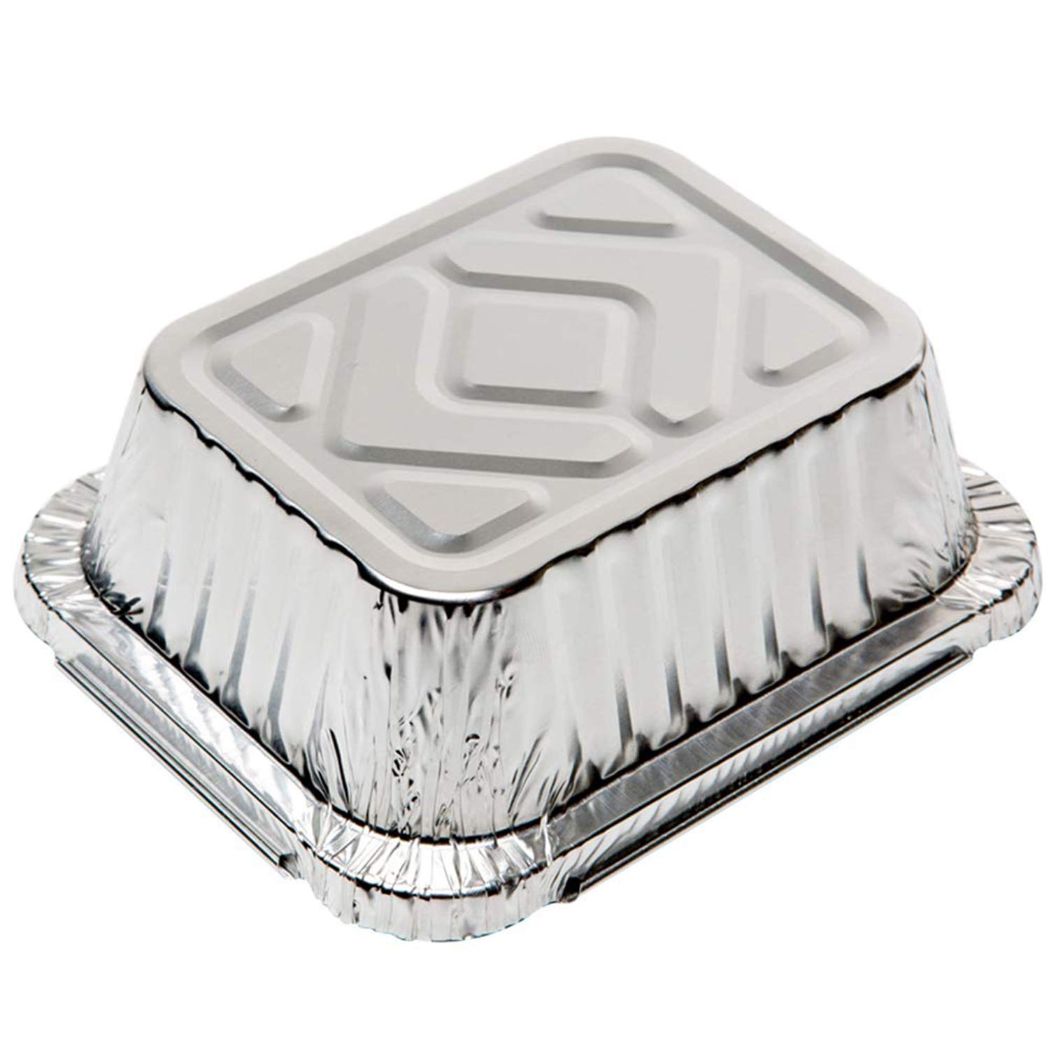 Tiger Chef Aluminum Foil Pans - 30 Pack 1 Lb Disposable Freezer & Oven Safe Containers with Dome Lids for Takeout, Baking, Cooking, Food Storage & Freezing | Perfect for Meal Prep, Party Serving & Leftovers