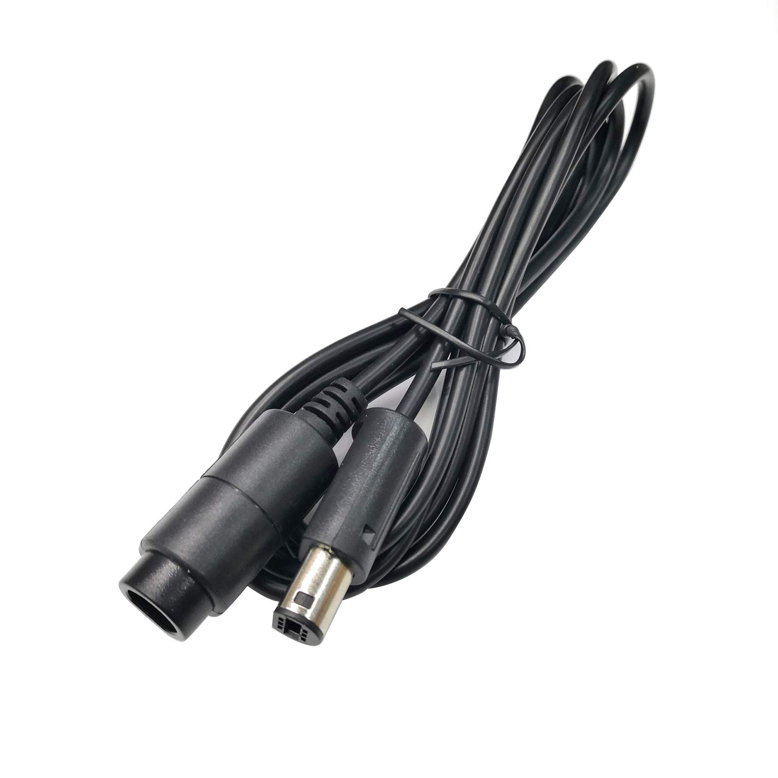 2-Pack 1.8m GameCube Controller Extension Cables - Compatible with Nintendo GameCube Controllers - Perfect for Gaming Setups, Multiplayer Sessions & Console Modding