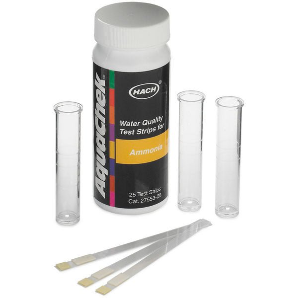 Ammonia (Nitrogen) 0-6.0mg/L Water Test Strips - Quick & Accurate Aquarium, Pond, and Drinking Water Testing Kit for Home and Lab Use
