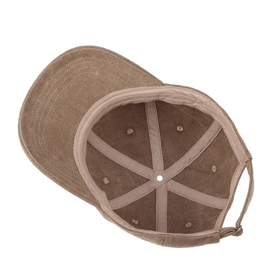TRP0504 Troop London Canvas Baseball Cap - Adjustable Outdoor Sun Hat for Men & Women - Perfect for Hiking, Running, and Beach Activities