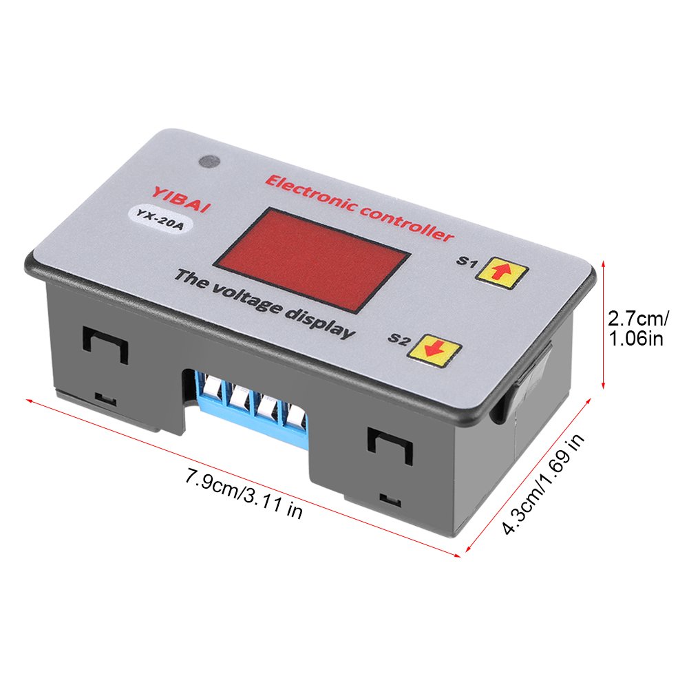Hilitand 12V Lithium Battery Charging Controller Board Module - Automatic Low Voltage Protection for RV, Solar, Marine & Off-Grid Power Systems
