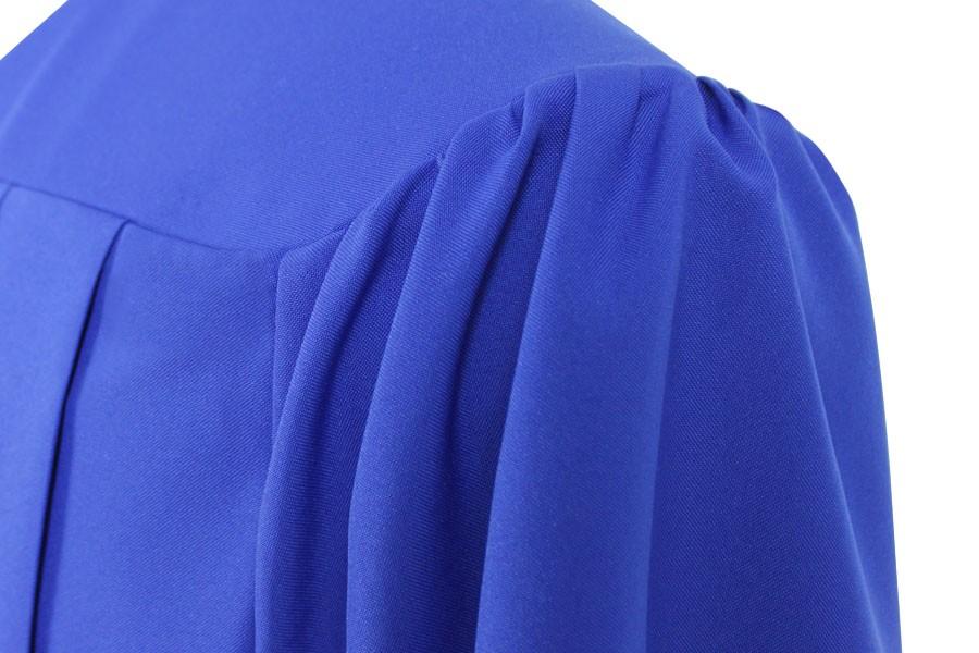 Matte Royal Blue High School Graduation Gown - Premium Quality Graduation Robe for Ceremony & Photos - Perfect for Commencement, Yearbook Pictures & Formal Events