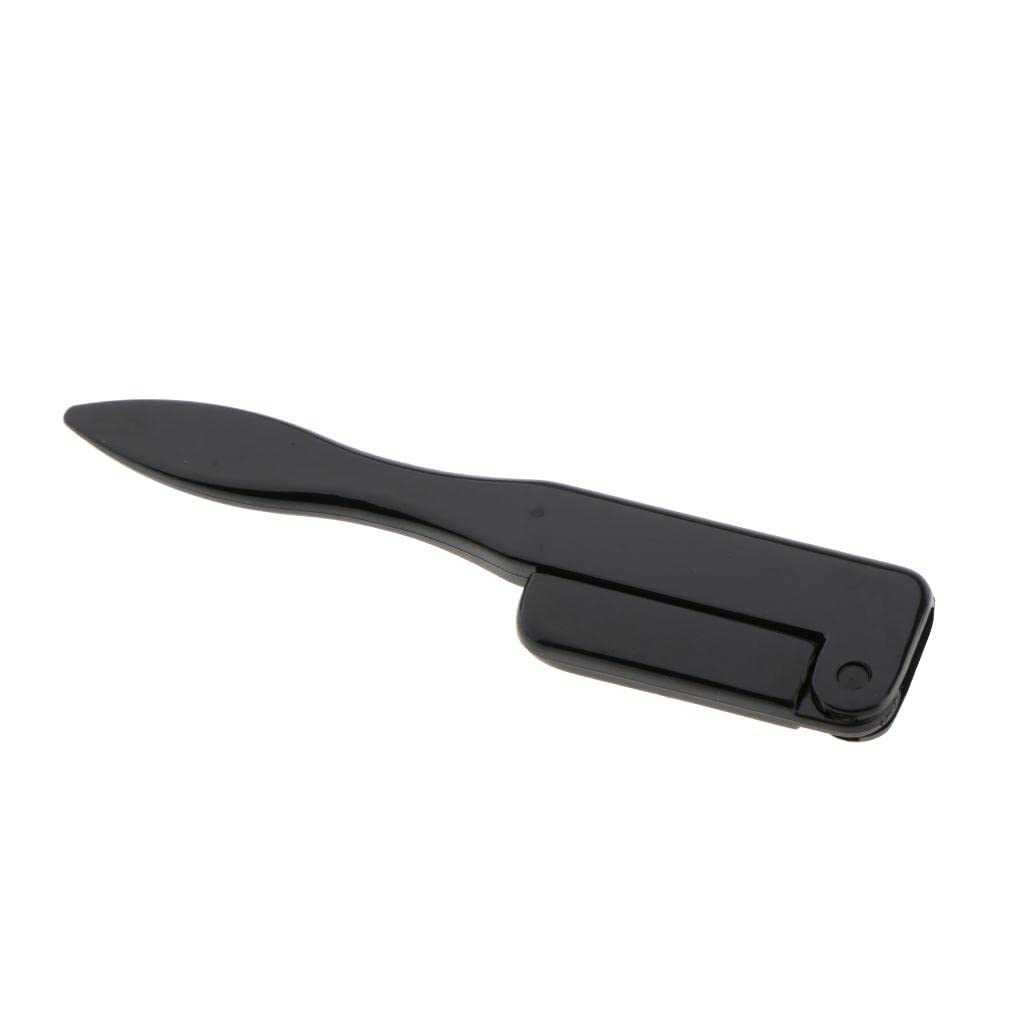 VMS INDIA Stainless Steel Eyelash Comb & Eyebrow Shaper - Foldable Beauty Tool for Perfect Lash Separation & Brow Shaping - Ideal for Professional Makeup Artists & Home Use