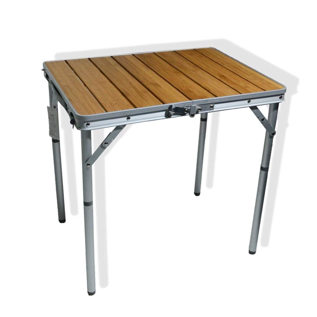 Portable Folding Picnic Table - Adjustable Height Multi-Functional Outdoor Desk for Camping, BBQ, Garden, Beach & Home Office - Lightweight & Durable for Travel, Tailgating & Backyard Parties
