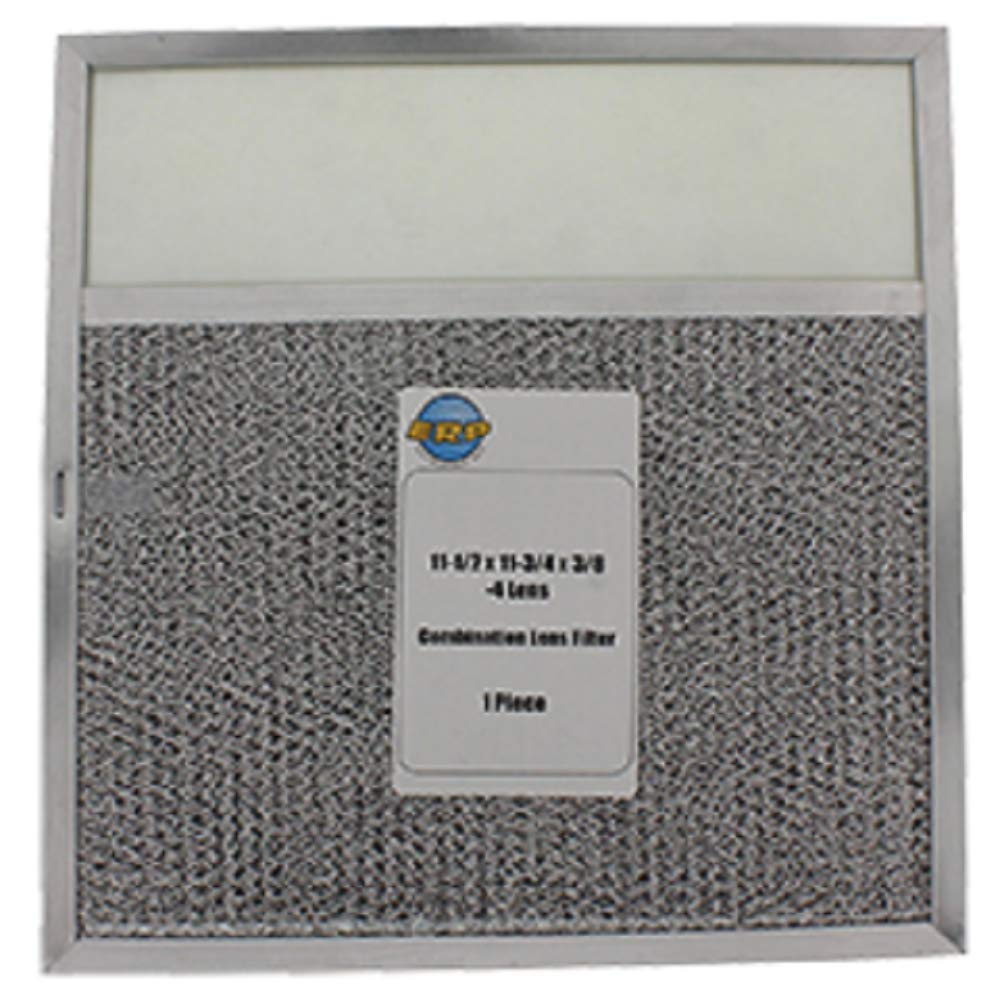 Edgewater Parts R610045 883149 8190232 Aluminum Range Hood Filter with Lens - Compatible with Whirlpool Microwave Oven 11.5