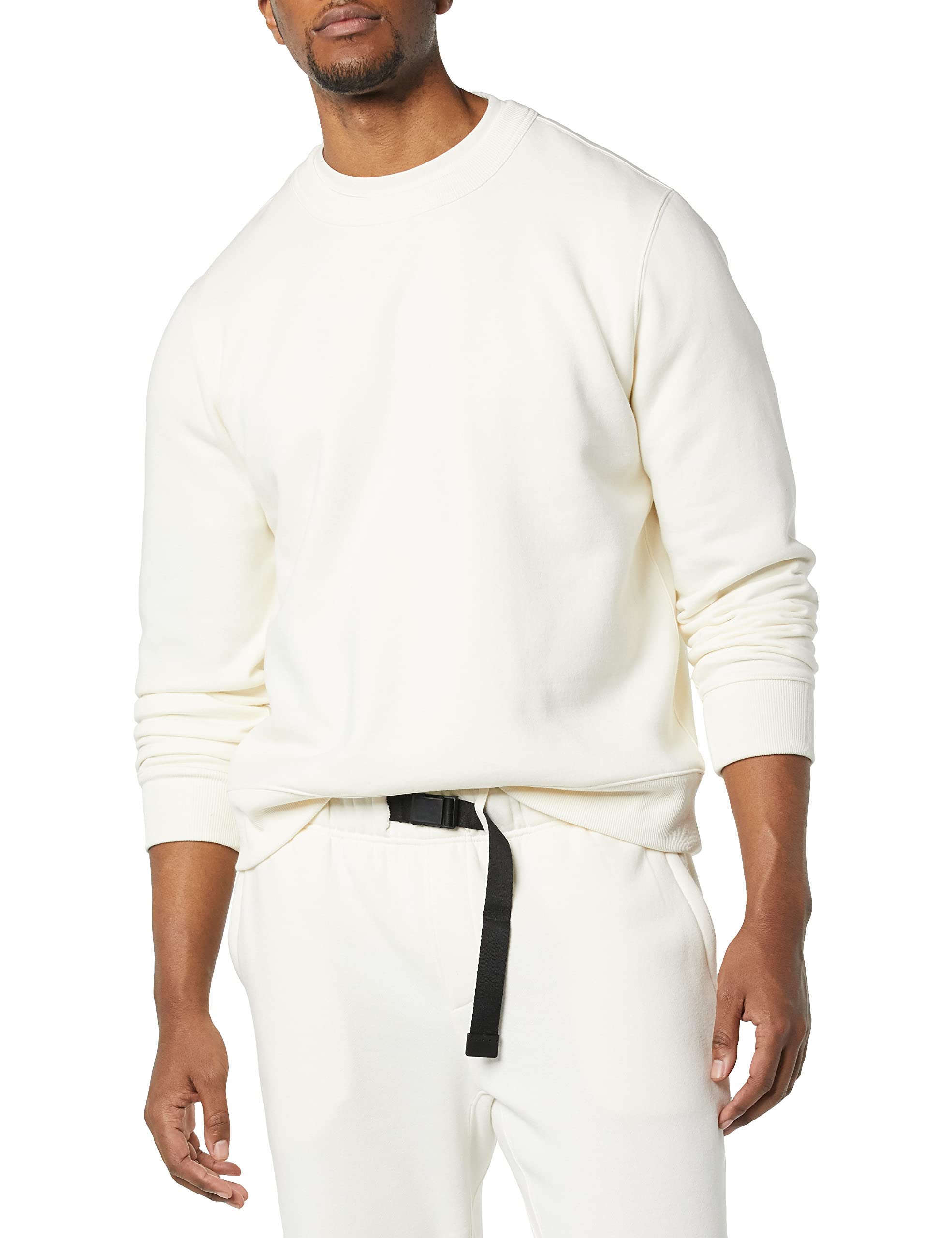 Amazon Aware Men's Eco-Friendly Fleece Crewneck Sweatshirt - Soft & Warm Casual Pullover for Everyday Wear, Outdoor Activities & Lounge Comfort