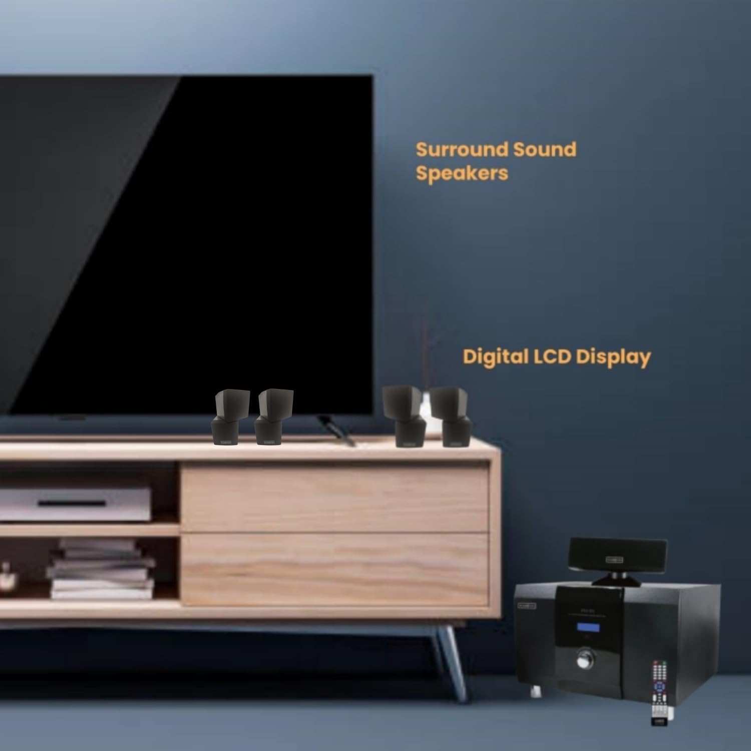 5.1 Channel Home Theater Sound System with 10