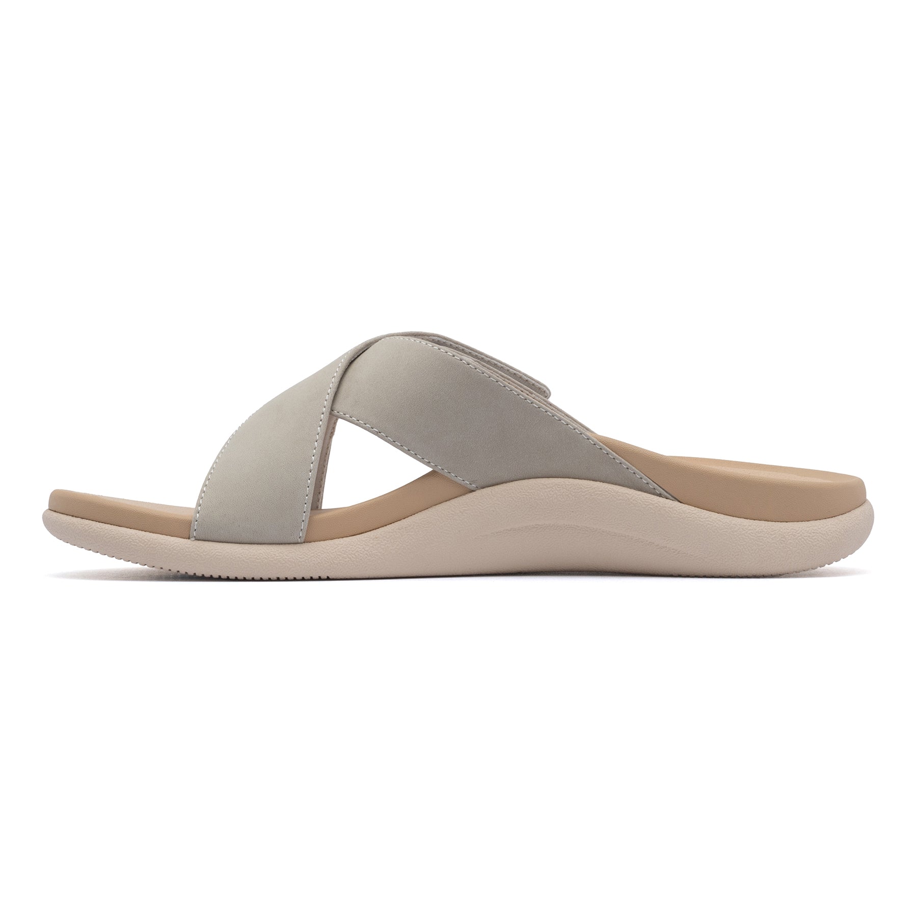 Abeo Laguna Slide Beige - Comfortable Women's Sandals for Summer, Beach & Casual Wear