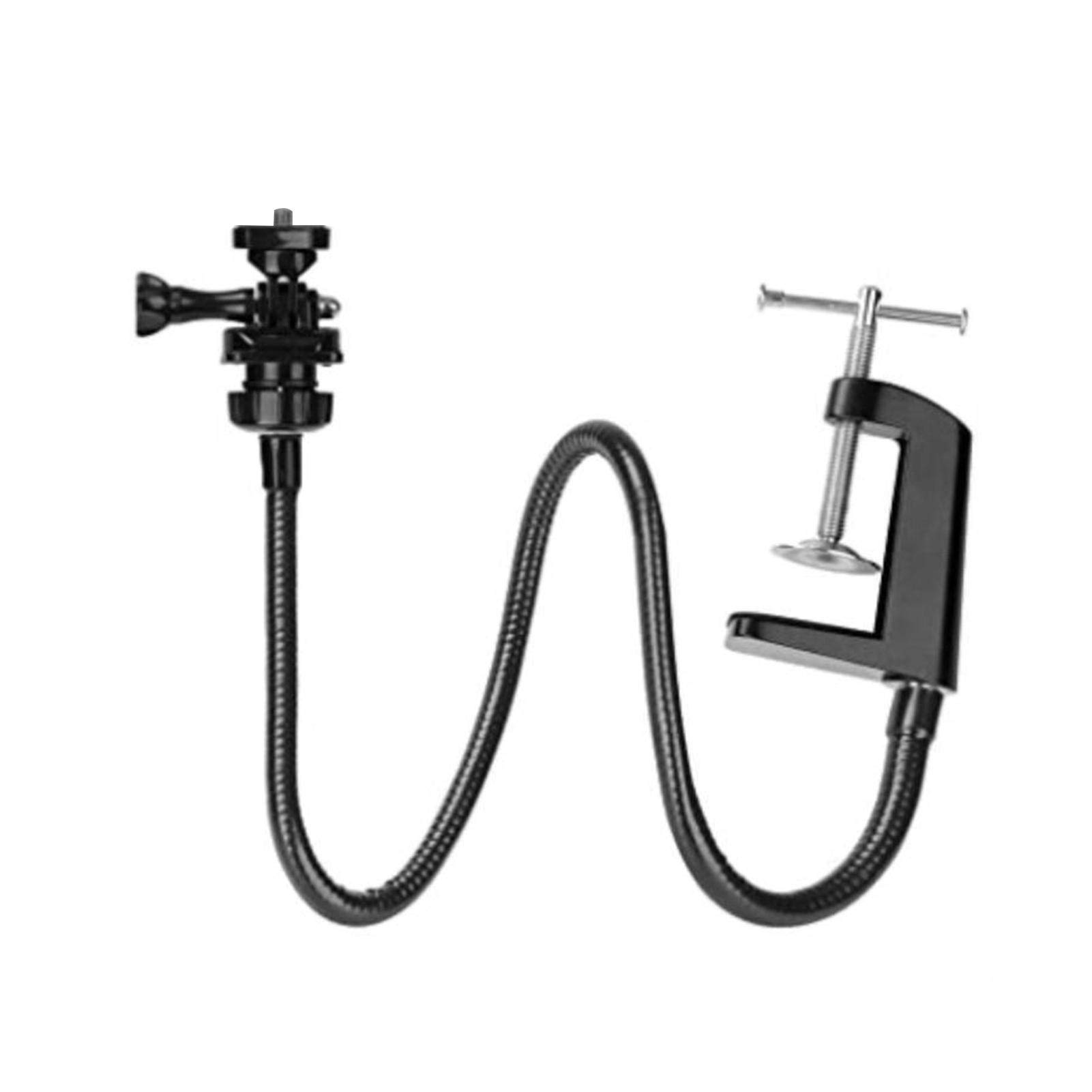 Faderr 25-inch Flexible Webcam Stand with Clamp - Adjustable Gooseneck Arm for Desktop, Laptop, Phone & Camera Mount - Perfect for Video Calls, Live Streaming, Gaming & Online Meetings