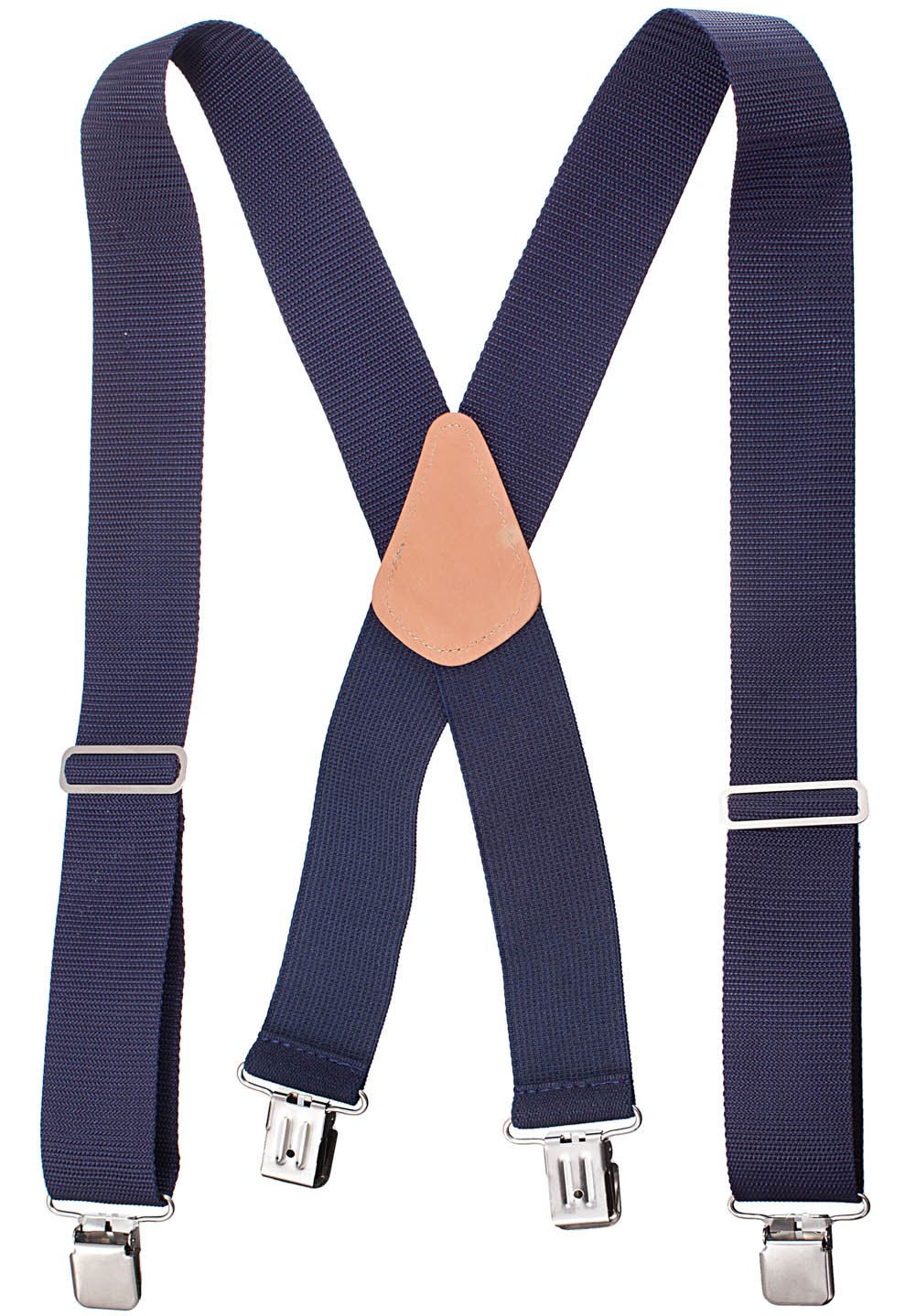 Heavy Duty Work Suspenders for Men - Adjustable Overalls Suspenders with Extra Strong Sturdy Metal Clips - Perfect for Construction, Carpentry & Outdoor Work