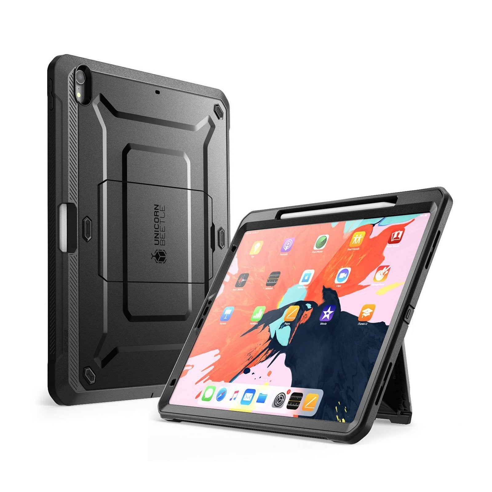 iPad Pro 11 inch (2018) Case - Unicorn Beetle Pro Rugged Full Body Protective Cover with Apple Pencil Holder | Shockproof & Drop Protection | Perfect for Work, Travel & Outdoor Use