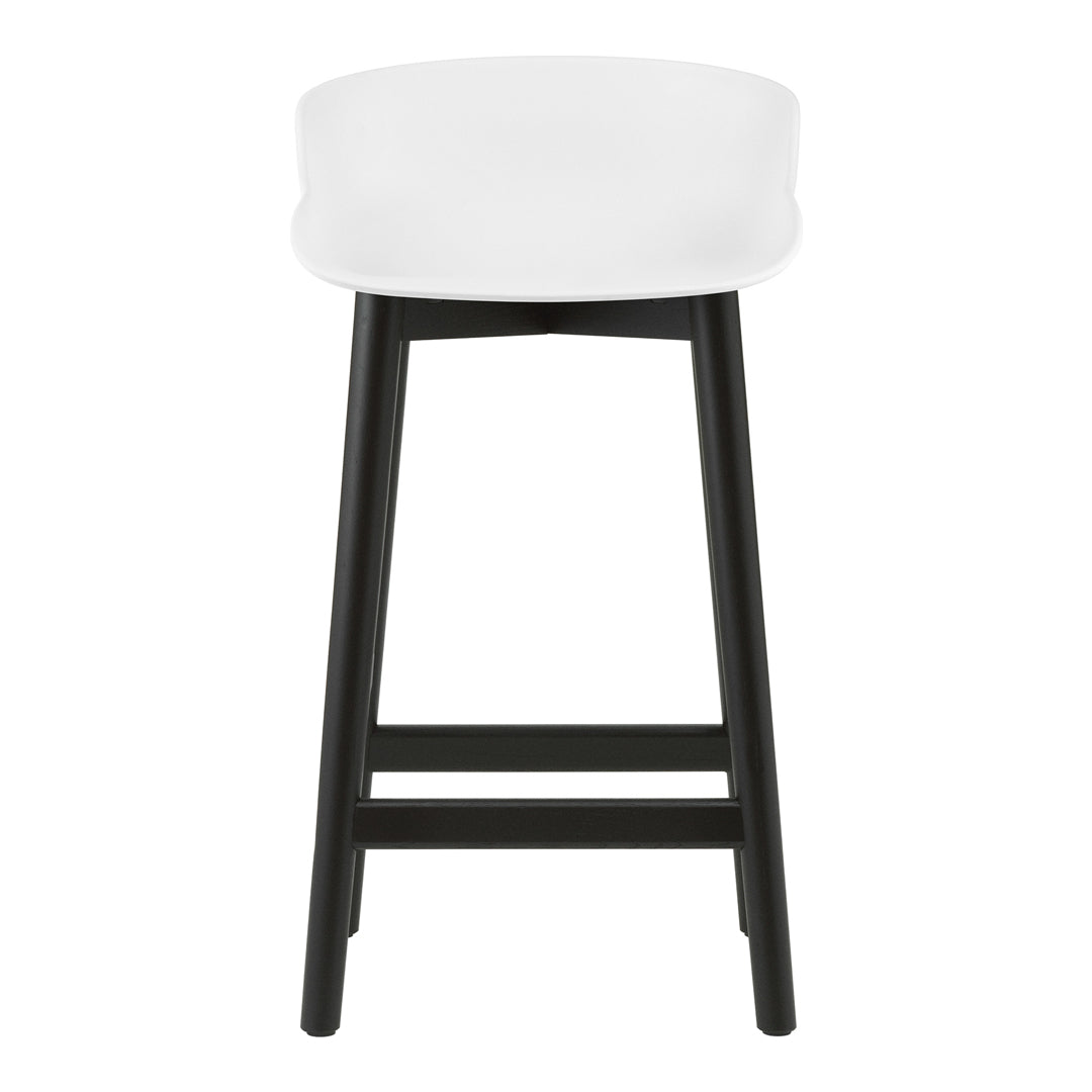 Modern Hyg Counter Stool with Wood Base - Perfect for Kitchen Islands, Bars & Small Spaces