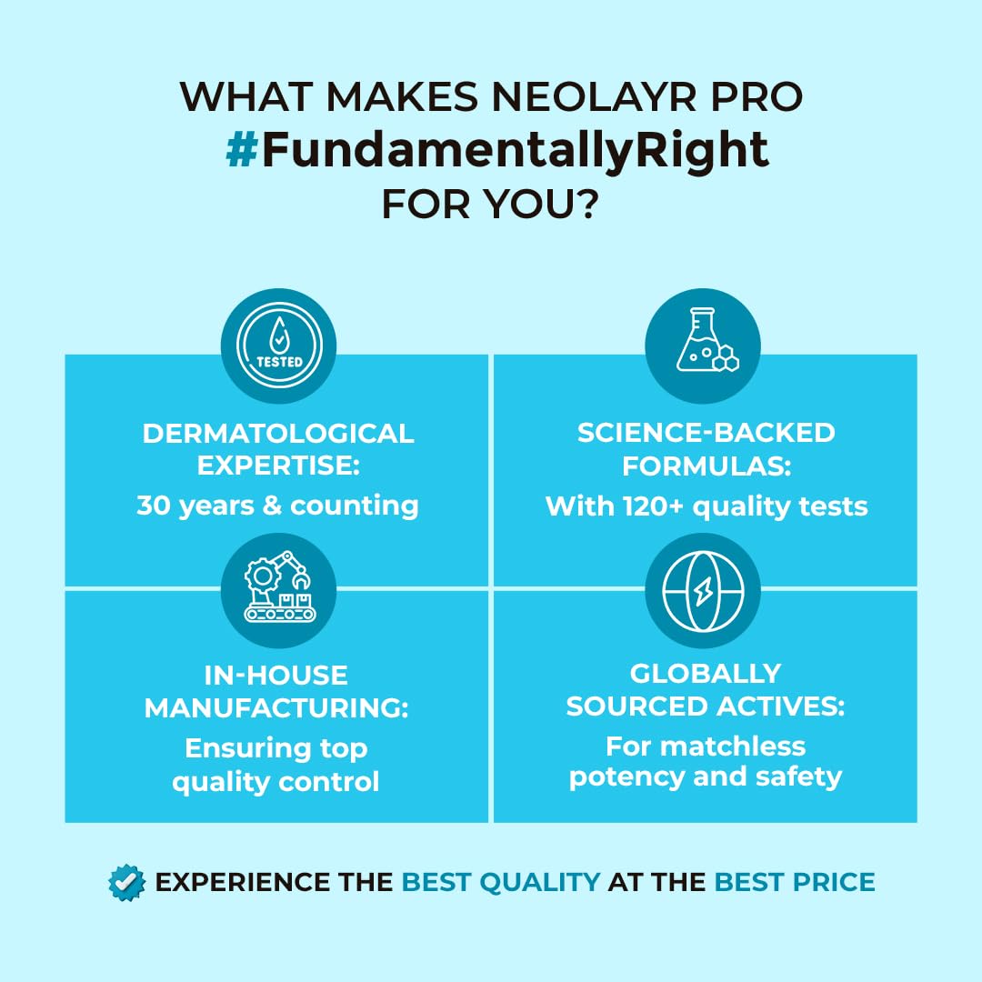 Neolayr Pro Enlite Skin Illuminating Face Serum with Niacinamide - Brightening Formula for Dark Spots & Pigmentation Treatment - 30ml | Perfect for Daily Skincare Routine & Nighttime Repair