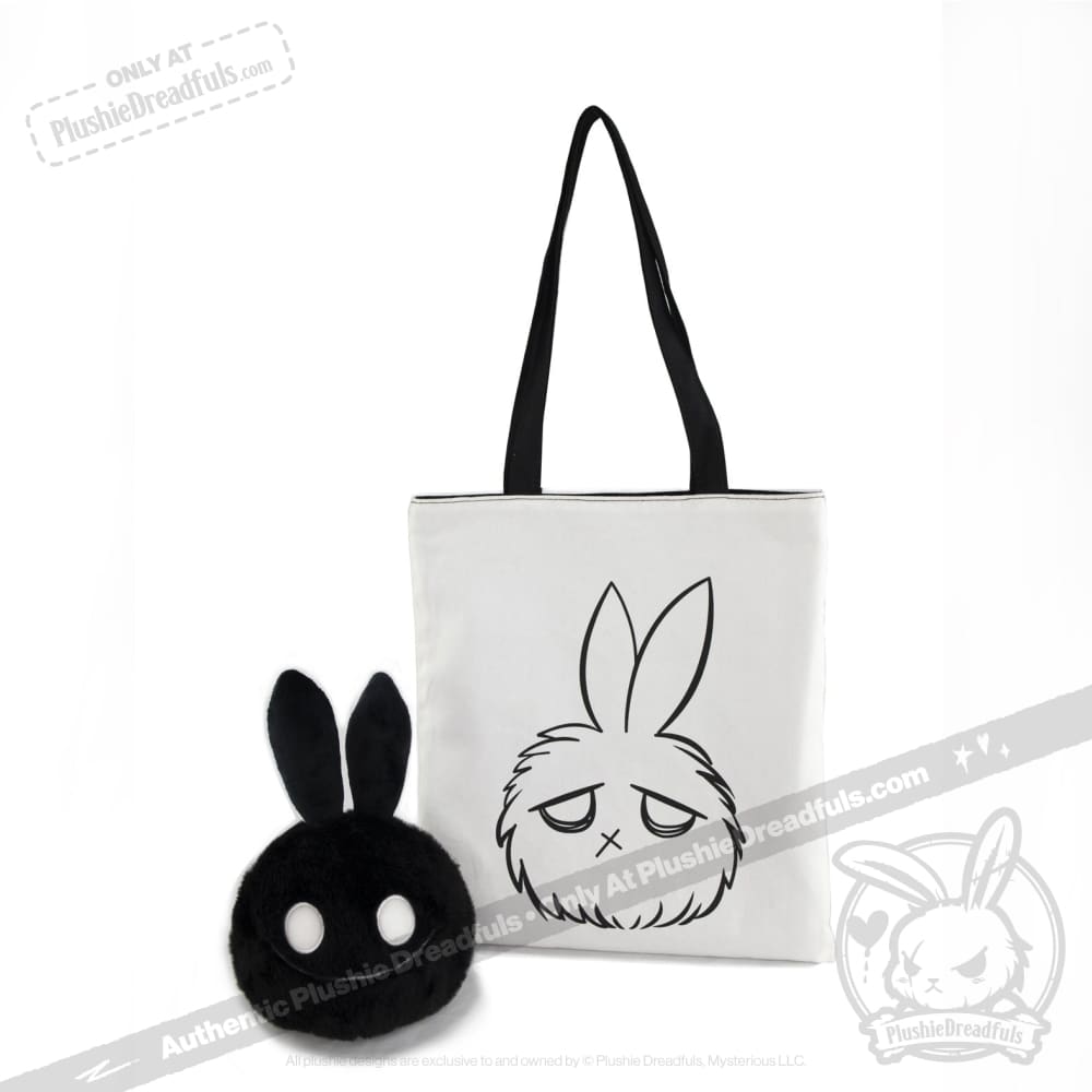 Plushie Dreadfuls Bipolar Bunny Stuffed Animal - Soft Plush Toy for Mental Health Awareness, Comfort & Cuddling | Perfect Gift for Therapy, Anxiety Relief & Emotional Support