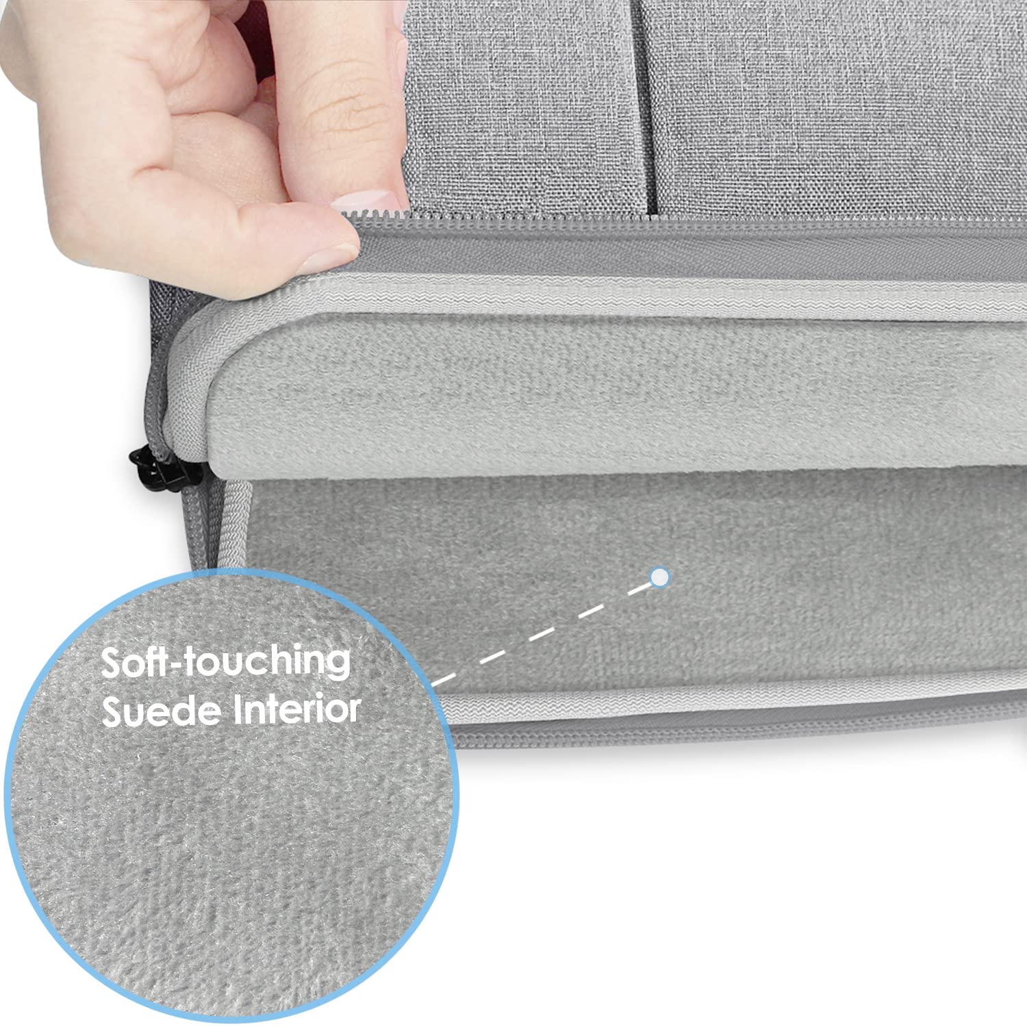15 Inch Laptop Sleeve for MacBook Air 2024/2023 with Apple M3/M2 Chip - Waterproof Travel Case Accessory for MacBook Air 15