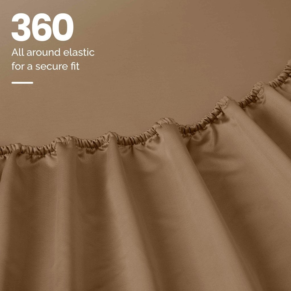 Premium 1000 Thread Count Egyptian Cotton Sheet Set - Eco-Friendly, Breathable & Hypoallergenic - Perfect for Luxury Bedding & Hot Sleepers