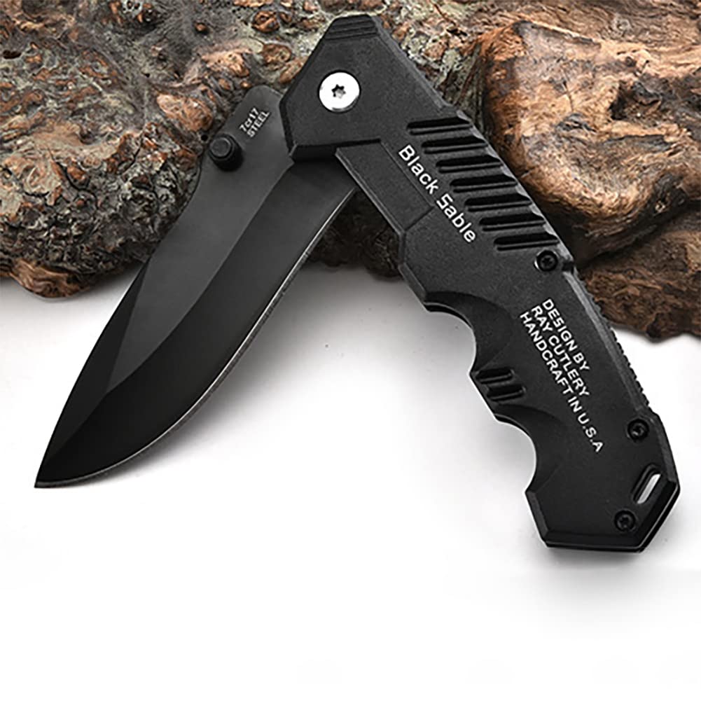 Best Pocket Folding Tactical EDC Knife with Liner Lock - Compact Survival Tool for Camping, Hiking & Everyday Carry