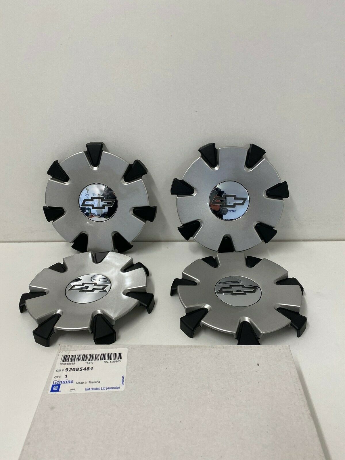 Genuine Holden VY Calais & V2 Monaro Chevrolet Wheel Caps - Set of 4 Hubcaps for Car Enthusiasts & Classic Car Restoration Projects
