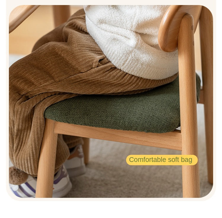 Premium Solid Oak & Beech Wood Kids Small Chair - Durable & Safe for Toddlers - Perfect for Playrooms, Bedrooms & Classrooms
