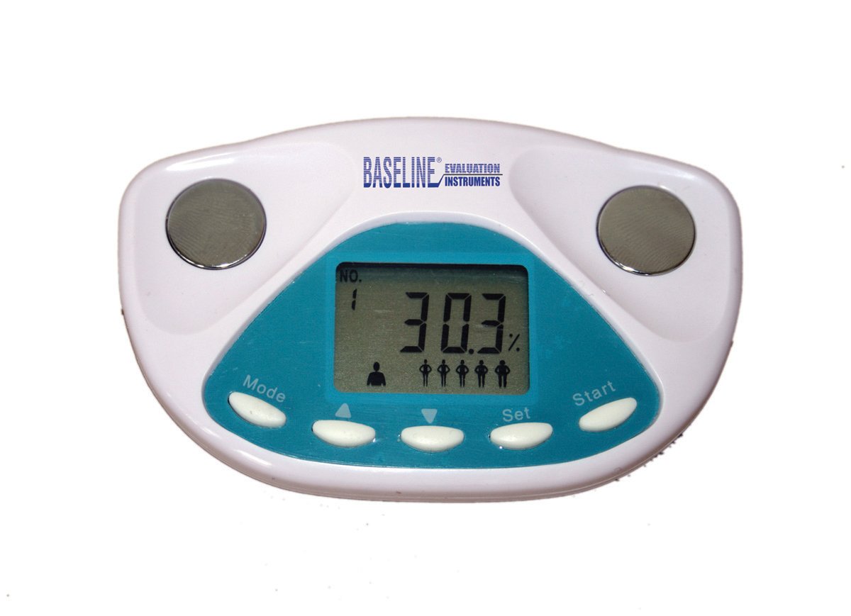 Baseline Mini Body Fat Analyzer - Portable Palm-Sized Digital BMI Scale for Home & Gym Use | Track Weight Loss & Fitness Progress