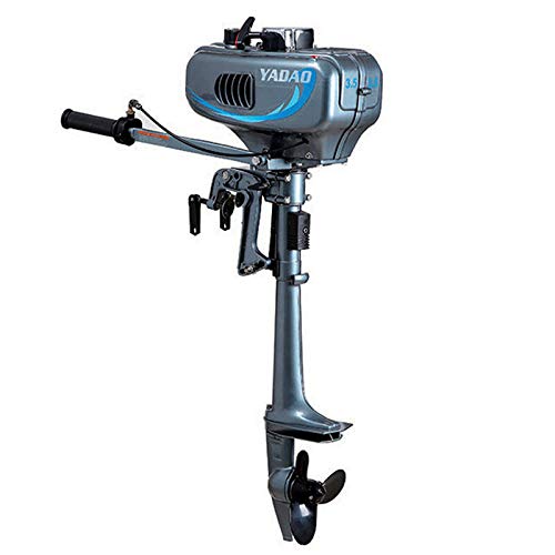 3.5HP 2 Stroke Outboard Boat Motor - TBVECHI Lightweight Marine Engine with CDI Ignition & Water Cooling System - Perfect for Fishing Boats, Small Watercraft & Recreational Boating