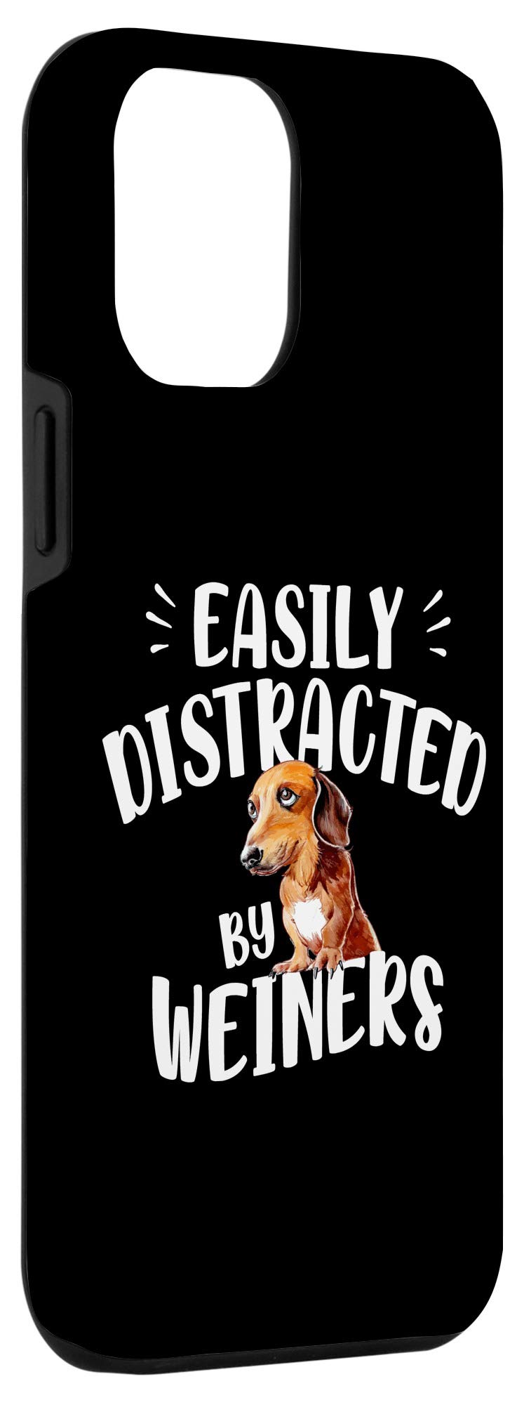 iPhone 12 Pro Max Case - Funny Dachshund Dog Lover Gift for Wiener Dog Owners | Perfect for Dog Walks & Pet Lovers