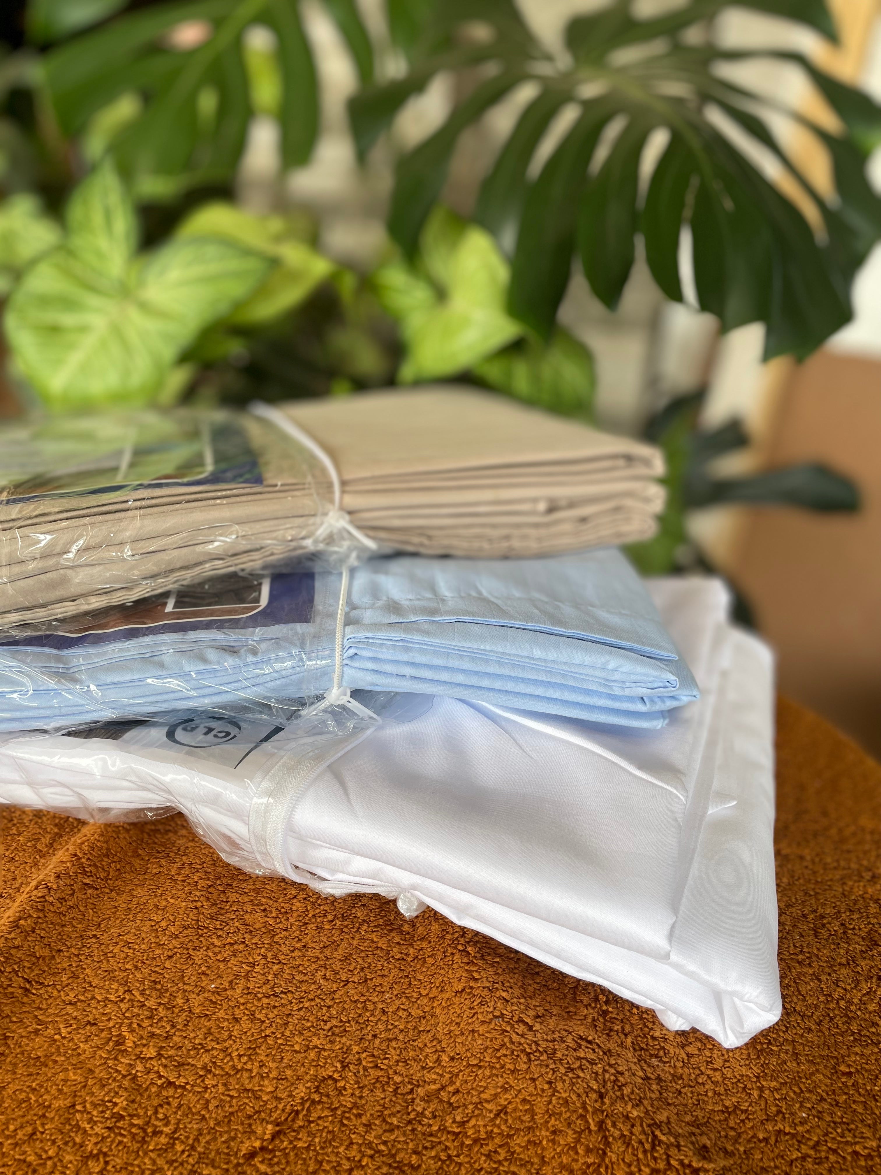 Luxury 4-Piece Bed Sheet Set with Pillowcases - Soft & Breathable 100% Cotton - Queen Size - #003 - Perfect for Home, Hotel, and Airbnb Comfort