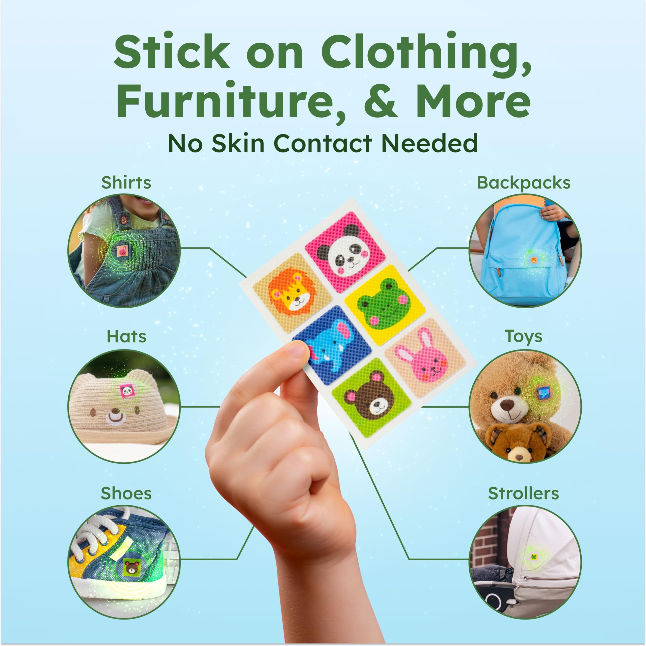 BugMD Mosquito Repellent Patches for Kids - 234 Stickers, Safe & Effective Insect Repellent for Toddlers & Children | Ideal for Camping, Beach Trips, Outdoor Adventures & Travel Protection