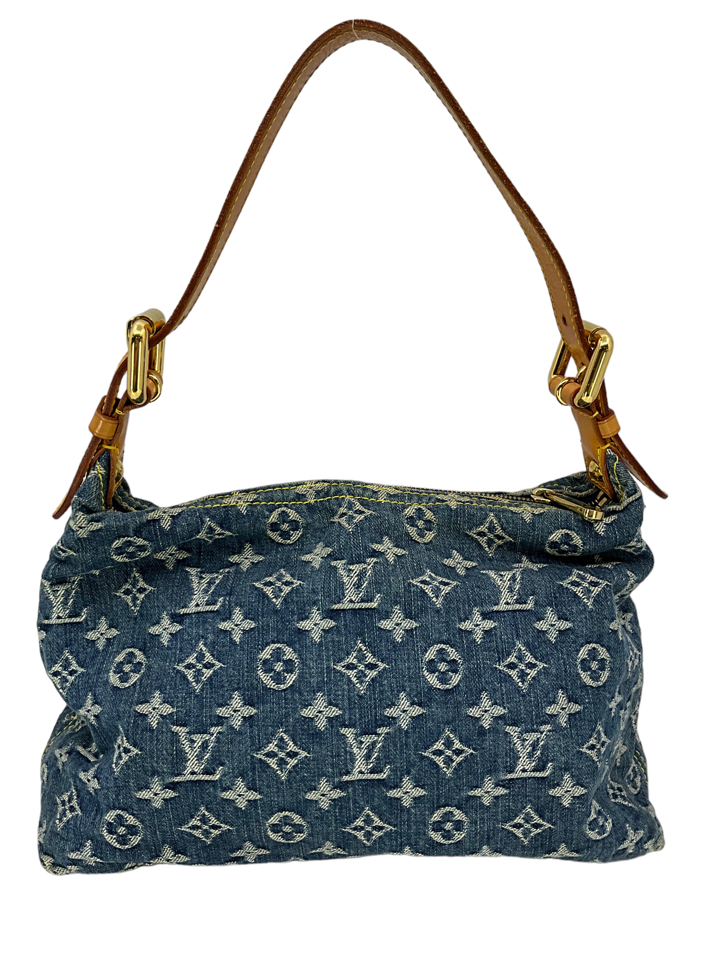 Louis Vuitton Monogram Denim Baggy PM Blue Crossbody Bag - Stylish Designer Handbag for Women, Perfect for Casual Outings & Travel Accessories