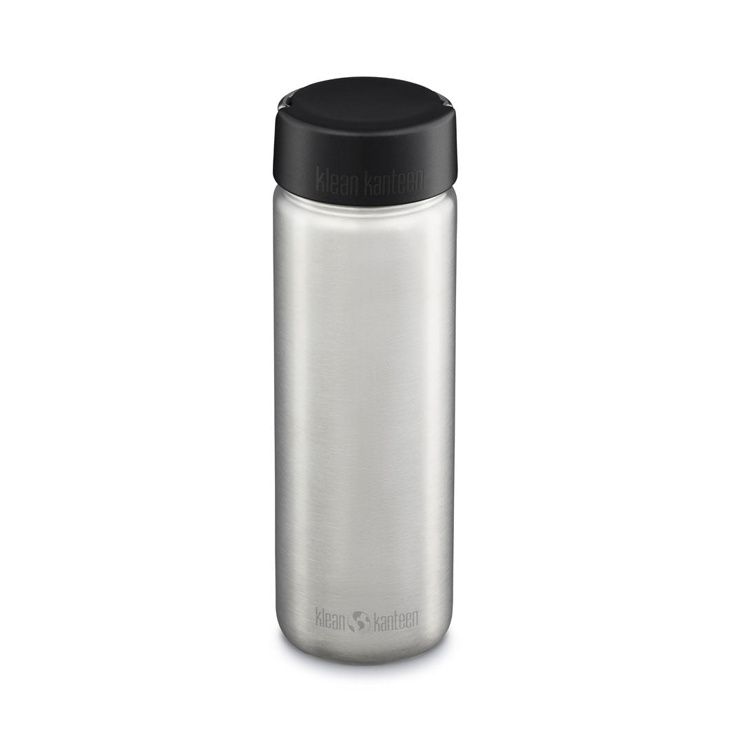 Klean Kanteen Classic Wide Mouth 800ml Stainless Steel Water Bottle - Leak Proof, BPA Free for Hiking, Gym & Outdoor Adventures