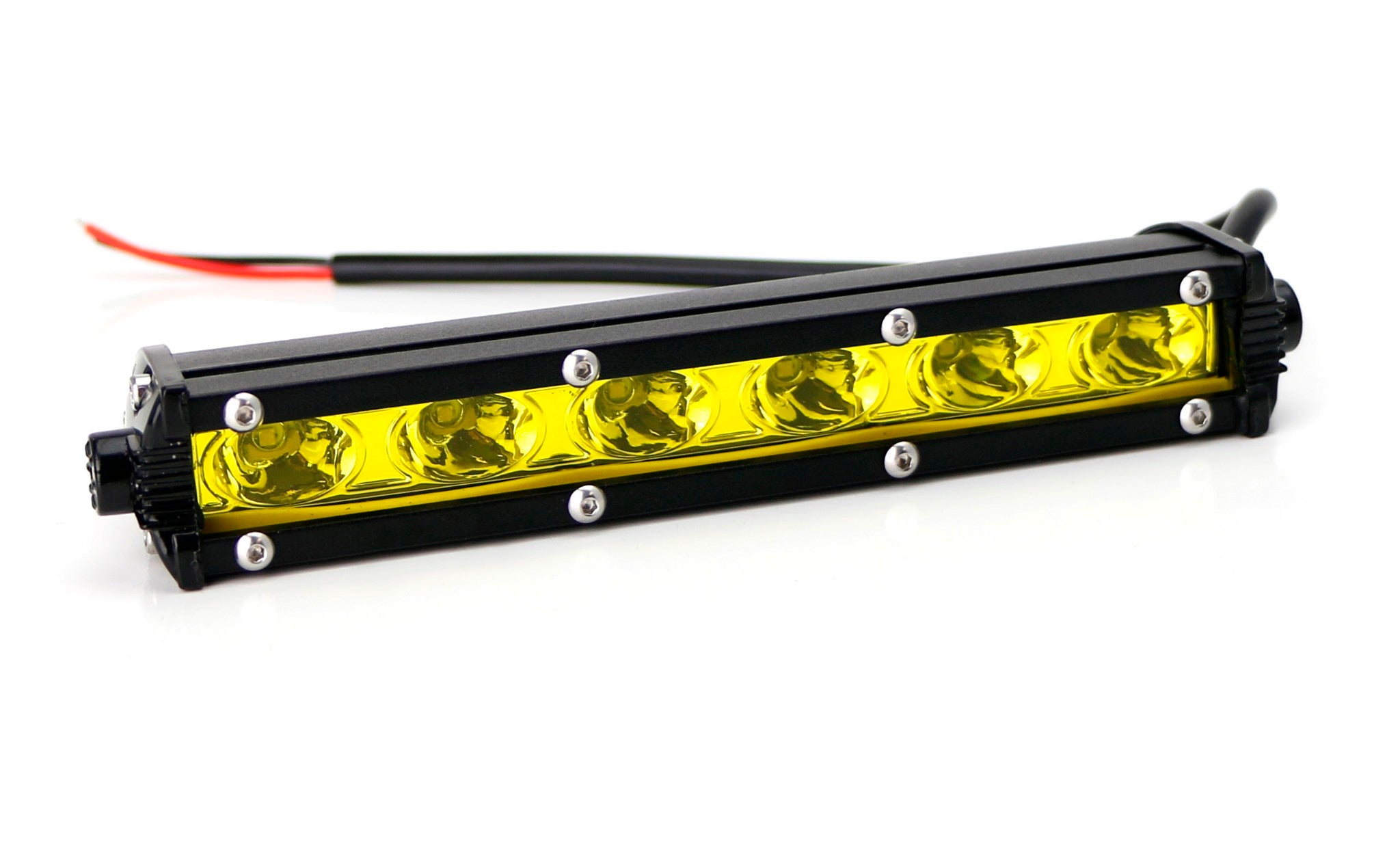 18W Yellow CREE LED Daytime Running Lights Kit with Relay Wire Harness - Compatible with Cars & SUVs | Enhanced Visibility for Daytime Driving Safety
