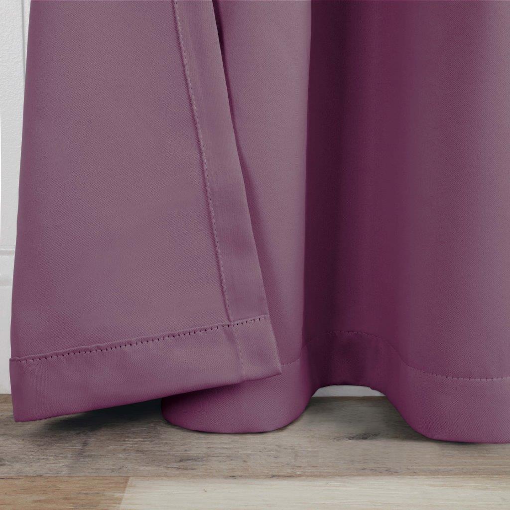 Blackout Curtains with Grommet Top - Solid Classic Modern Window Treatment for Bedroom & Living Room - Noise Reducing & Energy Saving