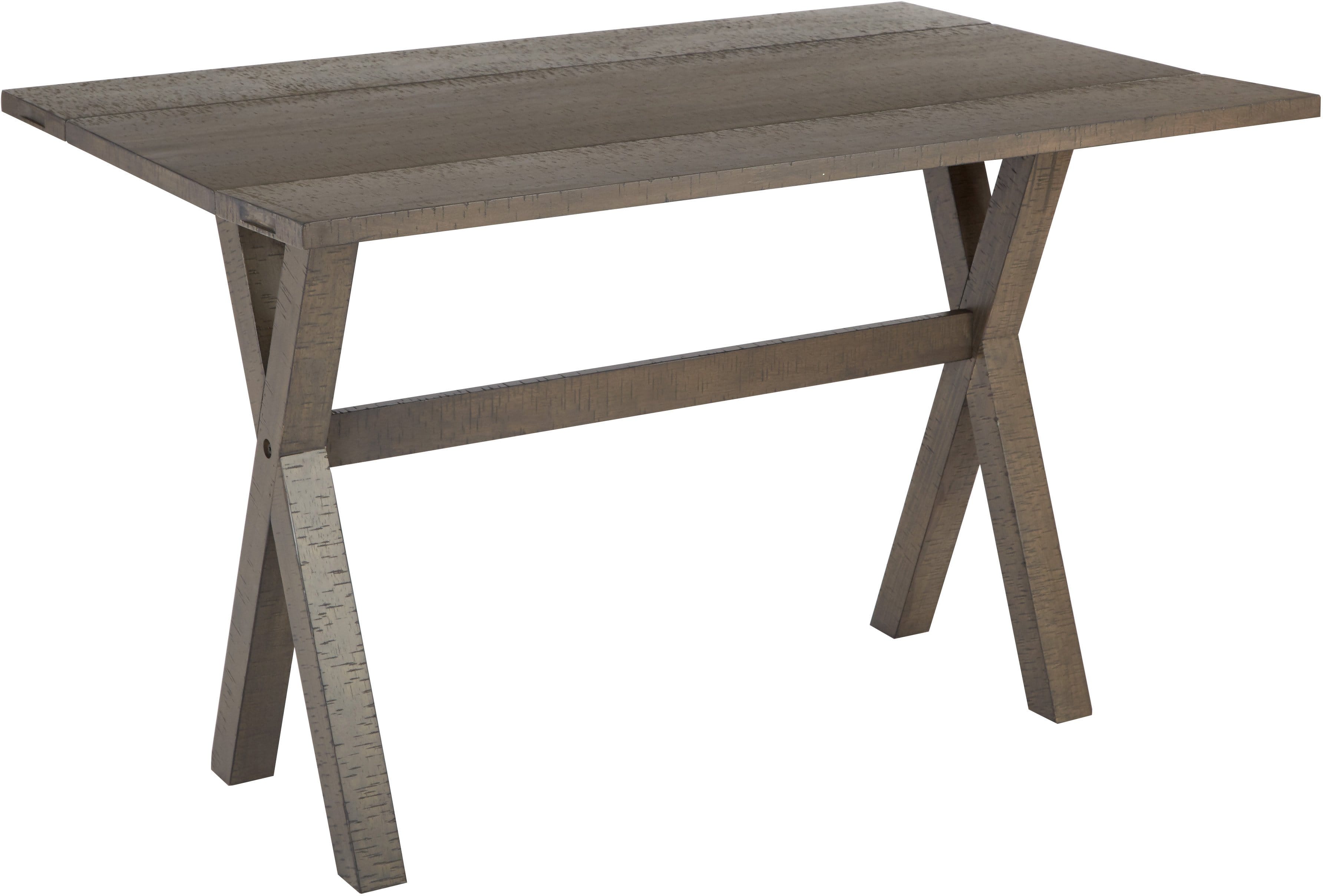 Office Star OSP Designs McKayla Flip Top Table - Distressed Wood Finish [MK6578] - Perfect for Small Spaces, Home Office & Dorm Rooms