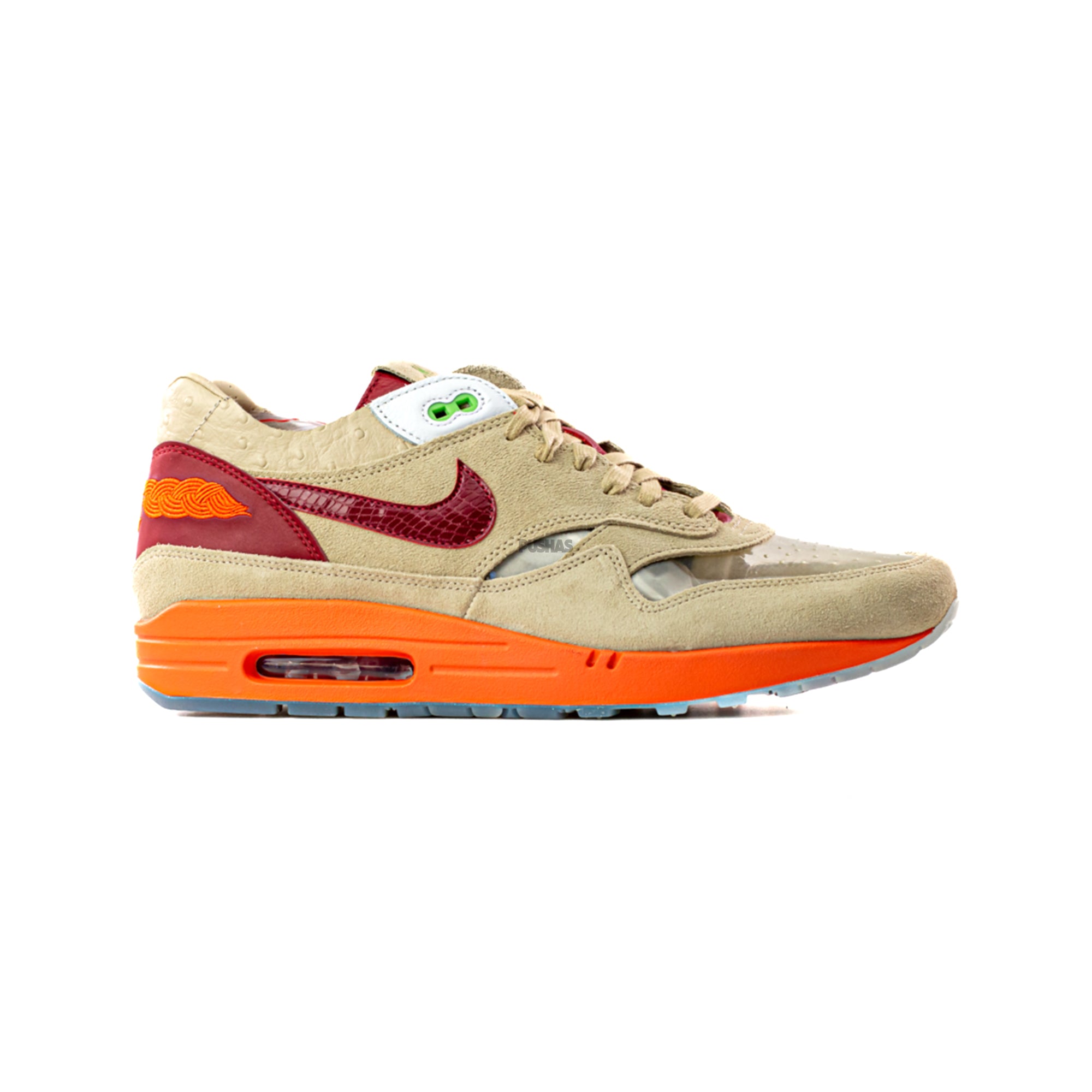 Nike Air Max 1 x CLOT 'Kiss of Death' Sneakers (2021 Release) - Limited Edition Collaboration Shoes for Running, Streetwear & Sneaker Collectors