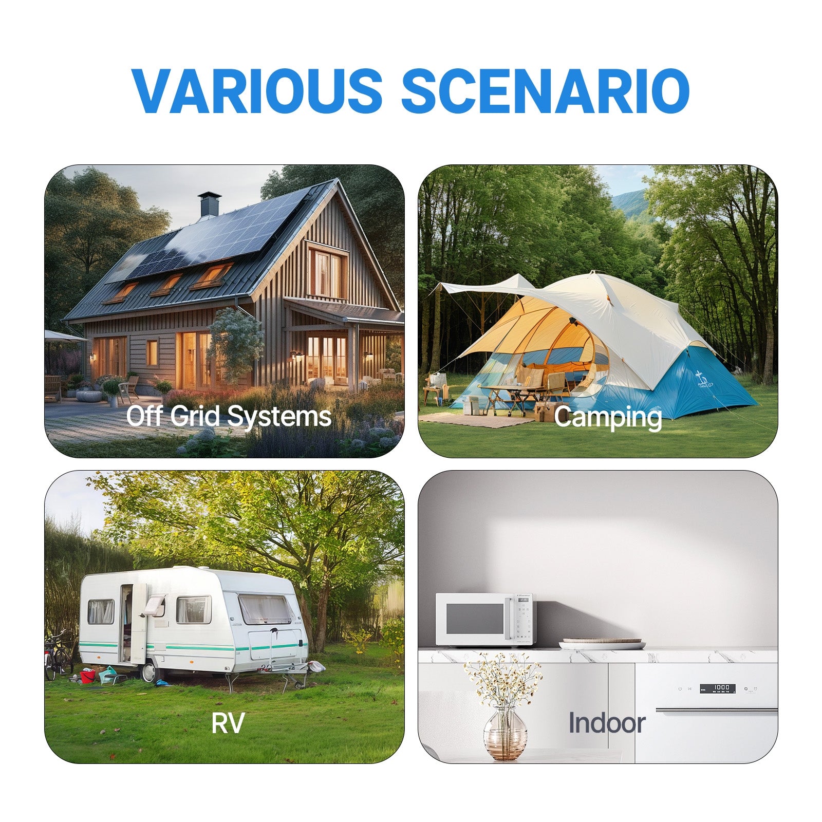 Redodo 2000W Pure Sine Wave Power Inverter - 90% High Efficiency with LCD Display for RV, Truck, Boat & Off-Grid Solar System