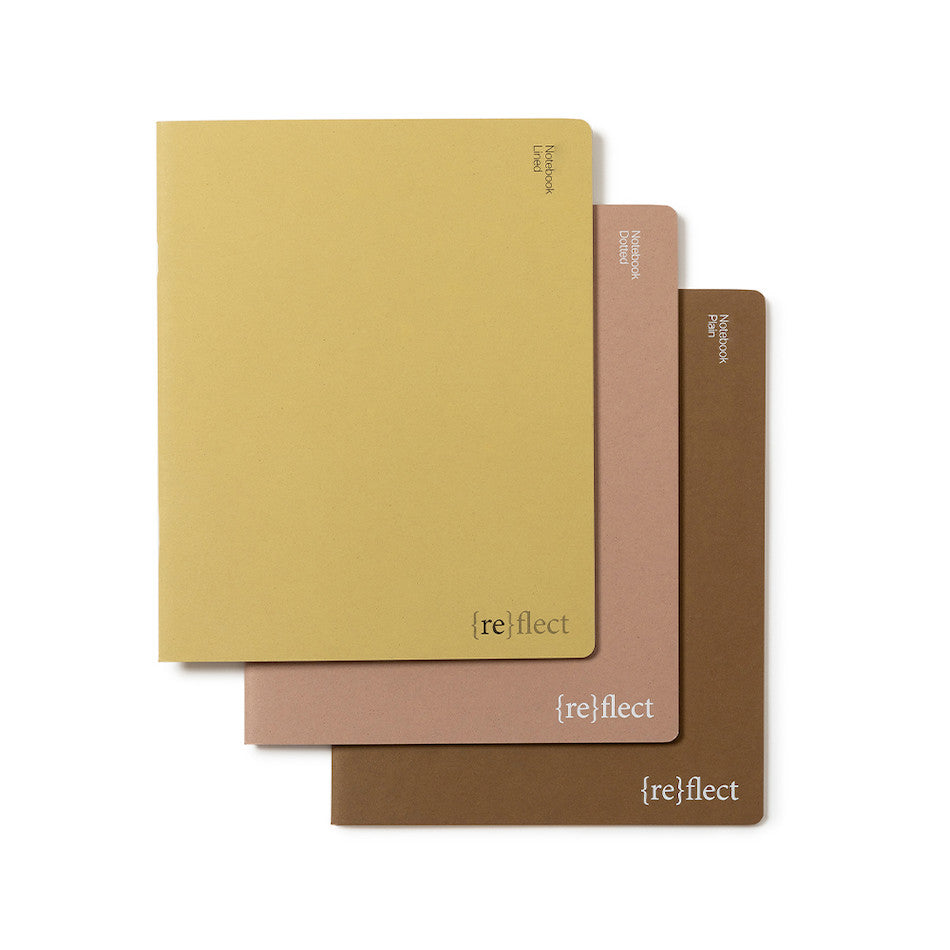 Premium Coffeenotes Medio Notebook Set - A5 Size, Nut Collection, Dotted Grid Journal for Bullet Journaling, Sketching & Note Taking - Perfect for Office, School & Travel