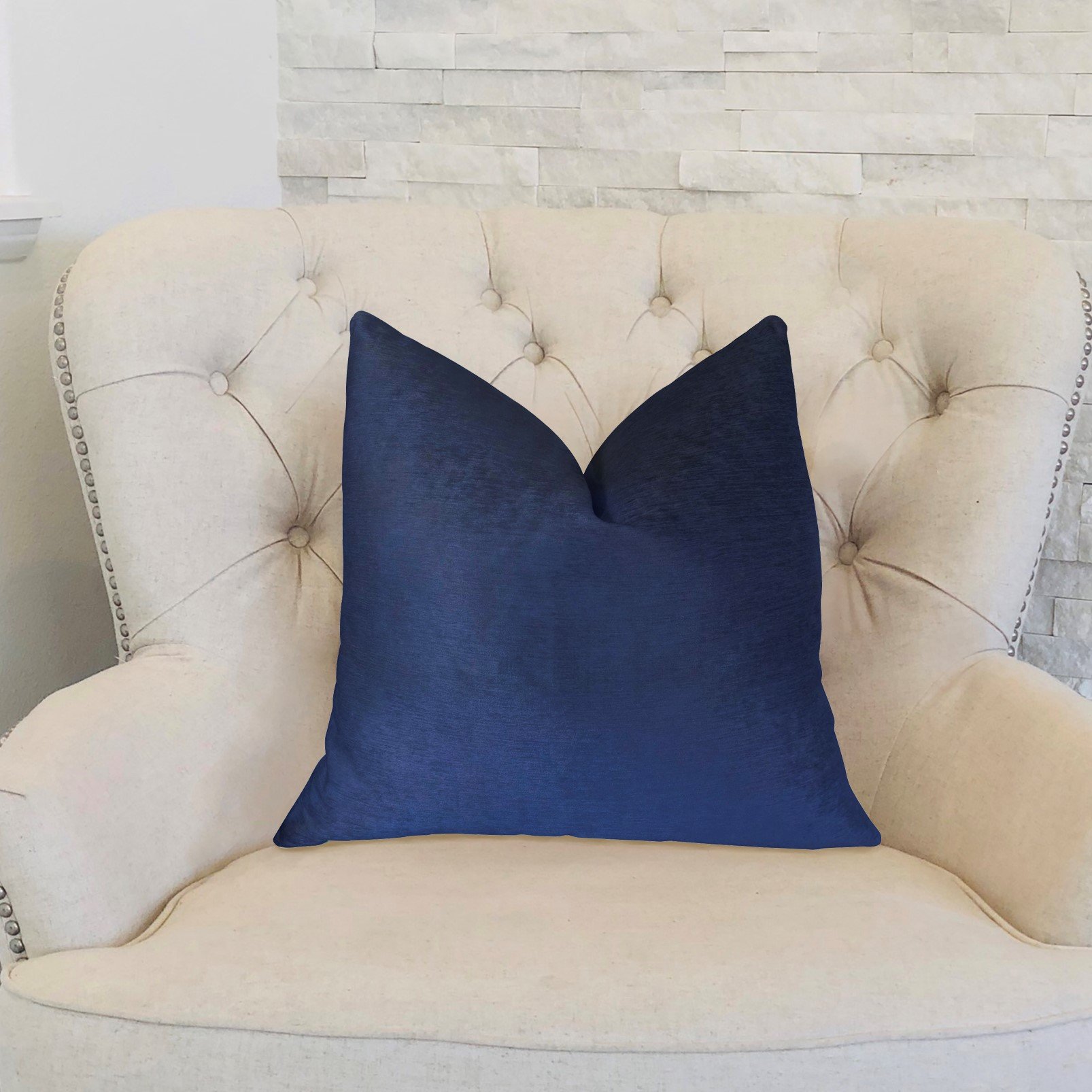 Plutus Pure Handmade Luxury Pillow 16x16 Inches - Premium Decorative Throw Pillow for Sofa, Bed & Home Decor - Soft & Comfortable Cushion for Living Room, Bedroom & Nursery