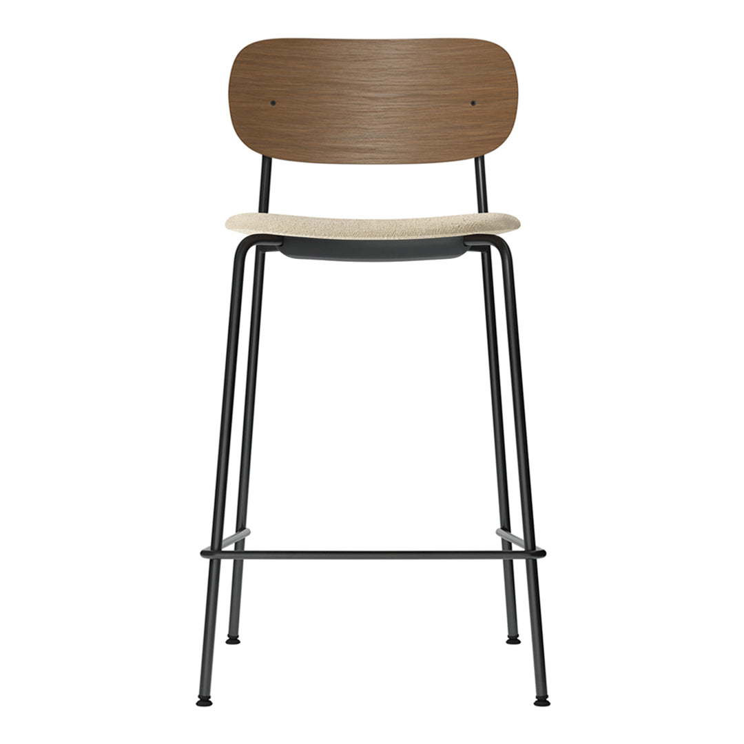Co Bar Chair with Upholstered Seat - Modern Counter Height Stool for Kitchen Island, Bar, and Dining Room - Comfortable & Stylish Seating Solution