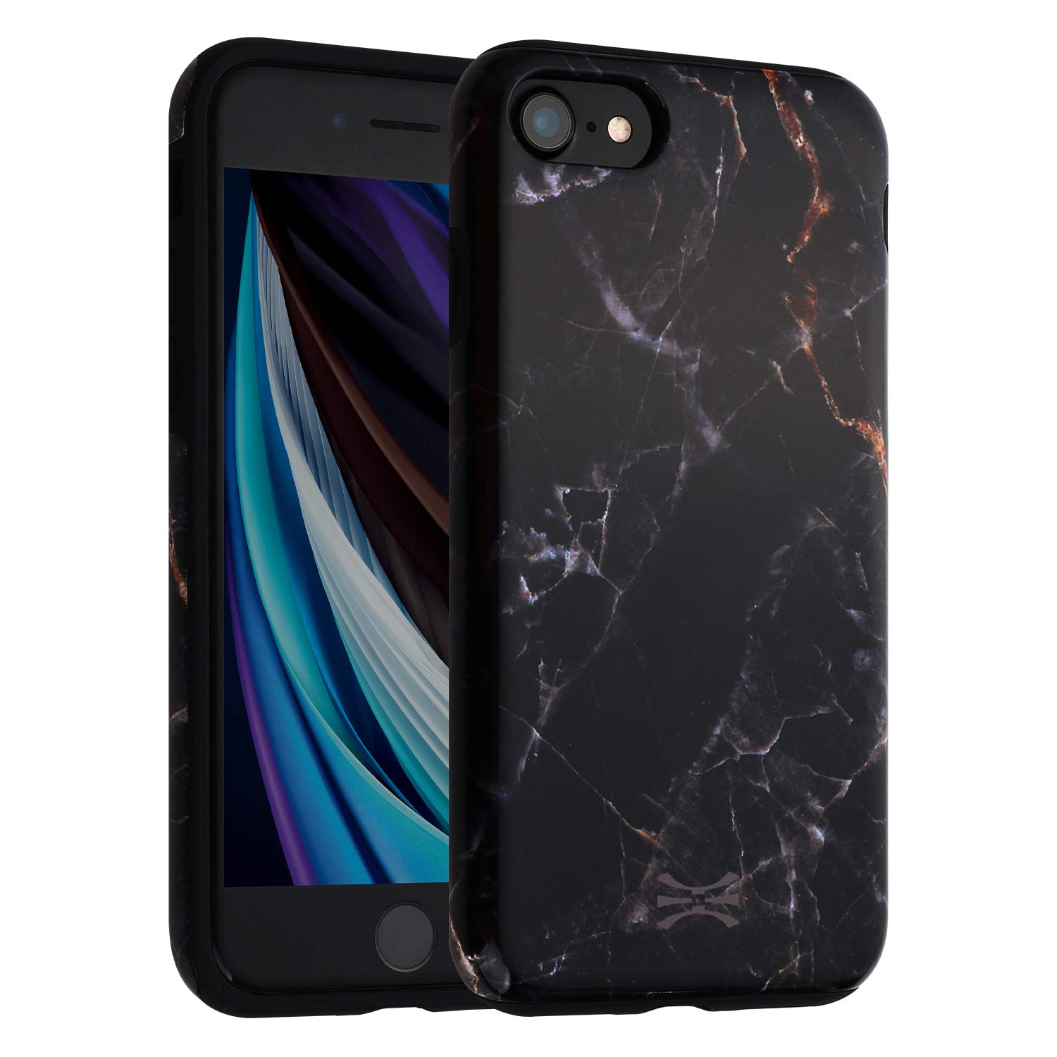 TORU DX Slim Dual Layer Protective Case for iPhone SE 2022/SE 2020/iPhone 8/iPhone 7 - Marble Design | Shockproof & Scratch Resistant Phone Cover for Everyday Use & Travel Protection