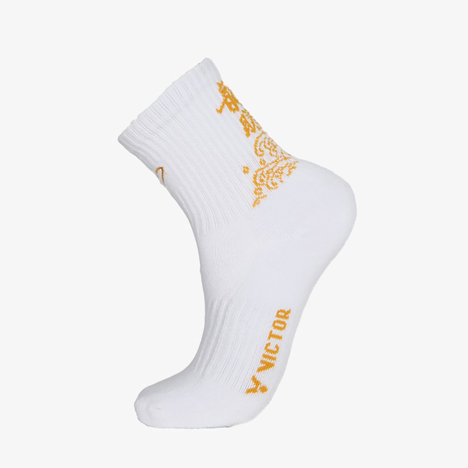 Victor Chinese New Year Junior Socks SK408JRJCNYA - Festive White Kids' Socks for Lunar New Year Celebrations & School Events