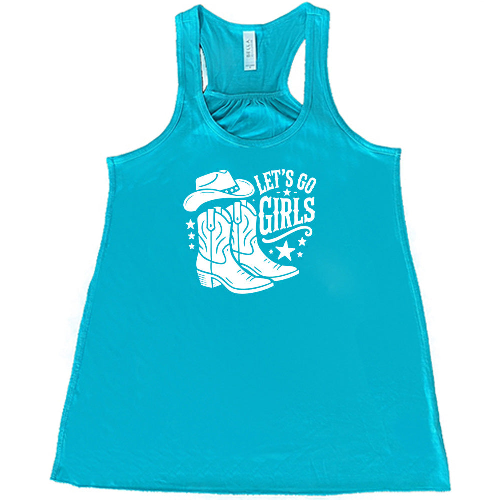 Let's Go Girls Shirt - Trendy Graphic Tee for Women & Teens - Casual Comfort Fit Cotton T-Shirt - Perfect for Outings, Parties & Everyday Wear