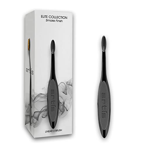 Artis Elite Linear 3 Makeup Brush - Professional Precision Eyeliner Brush for Upper & Lower Lash Lines | Creates Wide Lines & Special Effects | Perfect for Everyday Makeup, Smokey Eyes & Halloween Looks