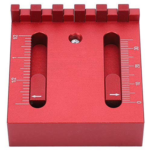 **High Precision Aluminum Alloy Marking Gauge - Dual Scale DIY Woodworking Measuring Tool for Table Saw & Bevel Saw | Perfect for Carpentry, Joinery, and Woodworking Projects**
