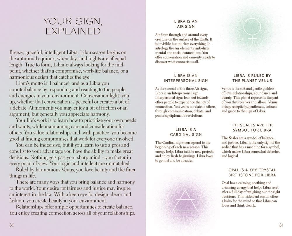 Libra Zodiac Crystal Necklace – Healing Gemstone Jewelry for Balance & Harmony | Perfect for Meditation, Yoga & Spiritual Gifts