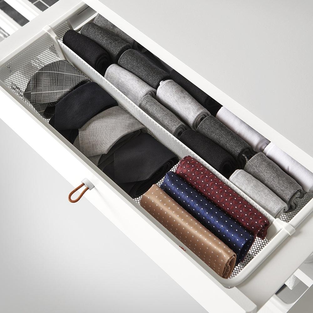 Elfa Drawer Front Knob - Brown Leather Pull Handle for Cabinets & Furniture - Stylish Hardware Upgrade for Dressers, Wardrobes & Kitchen Cabinets