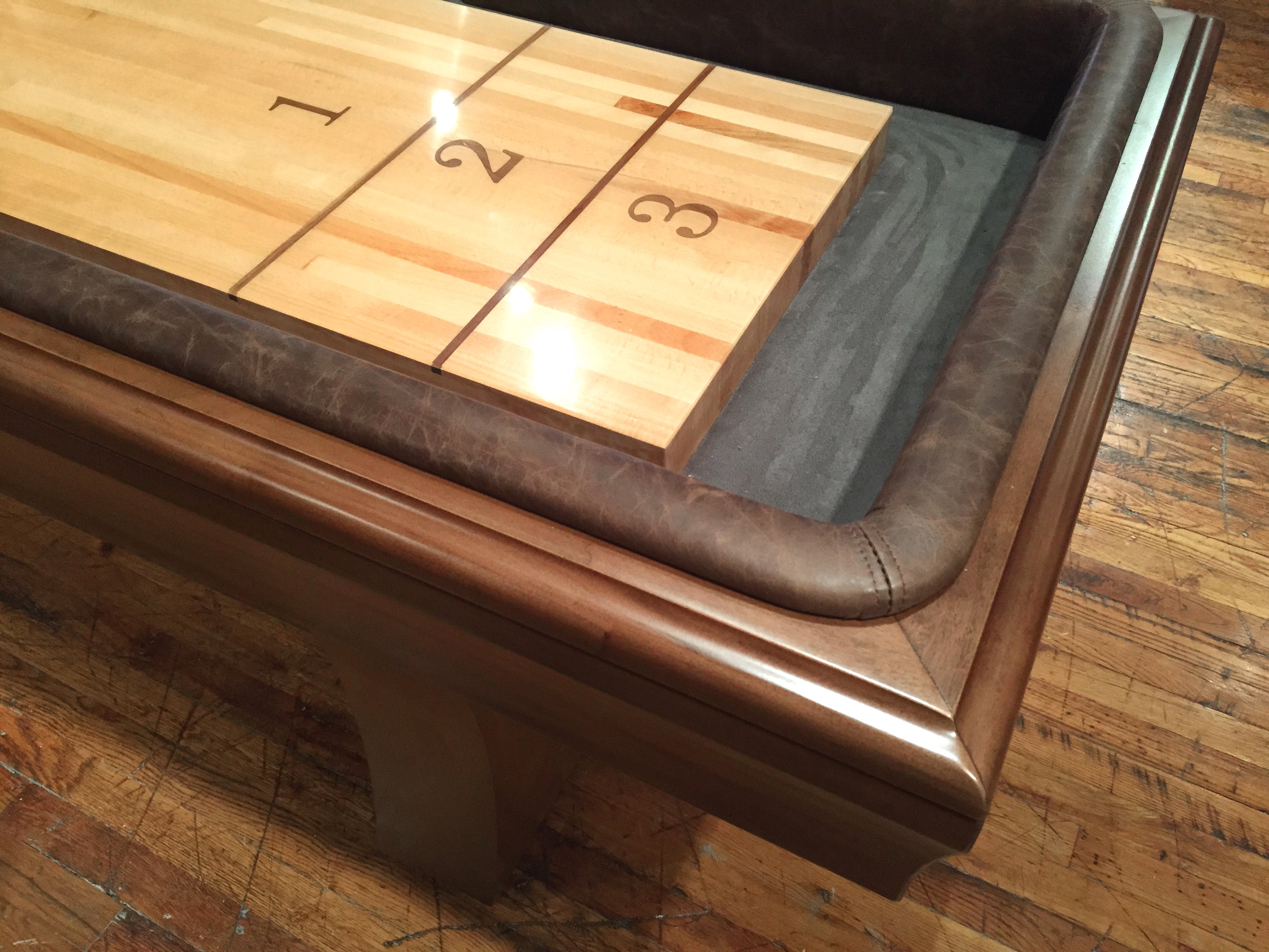 Premium California House Atherton Shuffleboard Table - Professional 12ft Indoor/Outdoor Game Table for Home, Bar & Game Room - Perfect for Parties & Family Fun