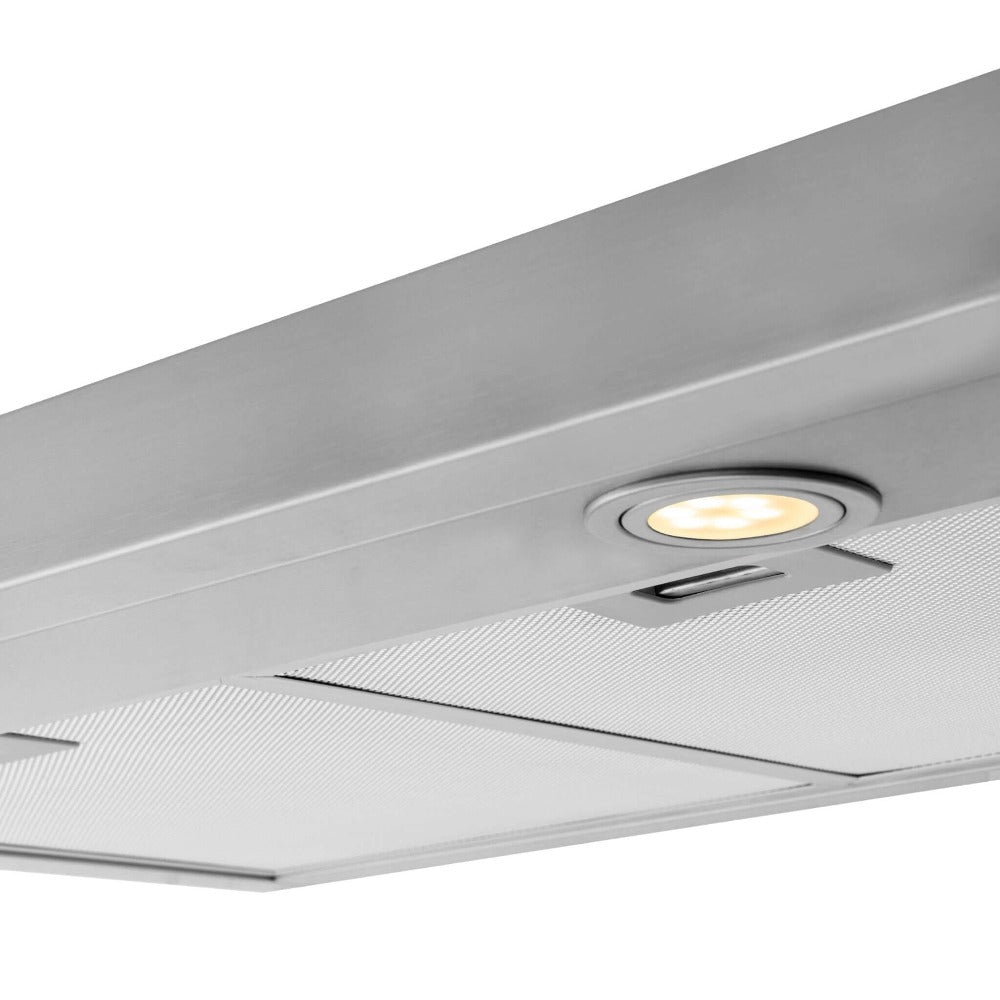 ZLINE 30 Inch Stainless Steel Ducted Under Cabinet Range Hood - Hardwired Power (Model 617 30) | Perfect for Modern Kitchens & Cooking Ventilation