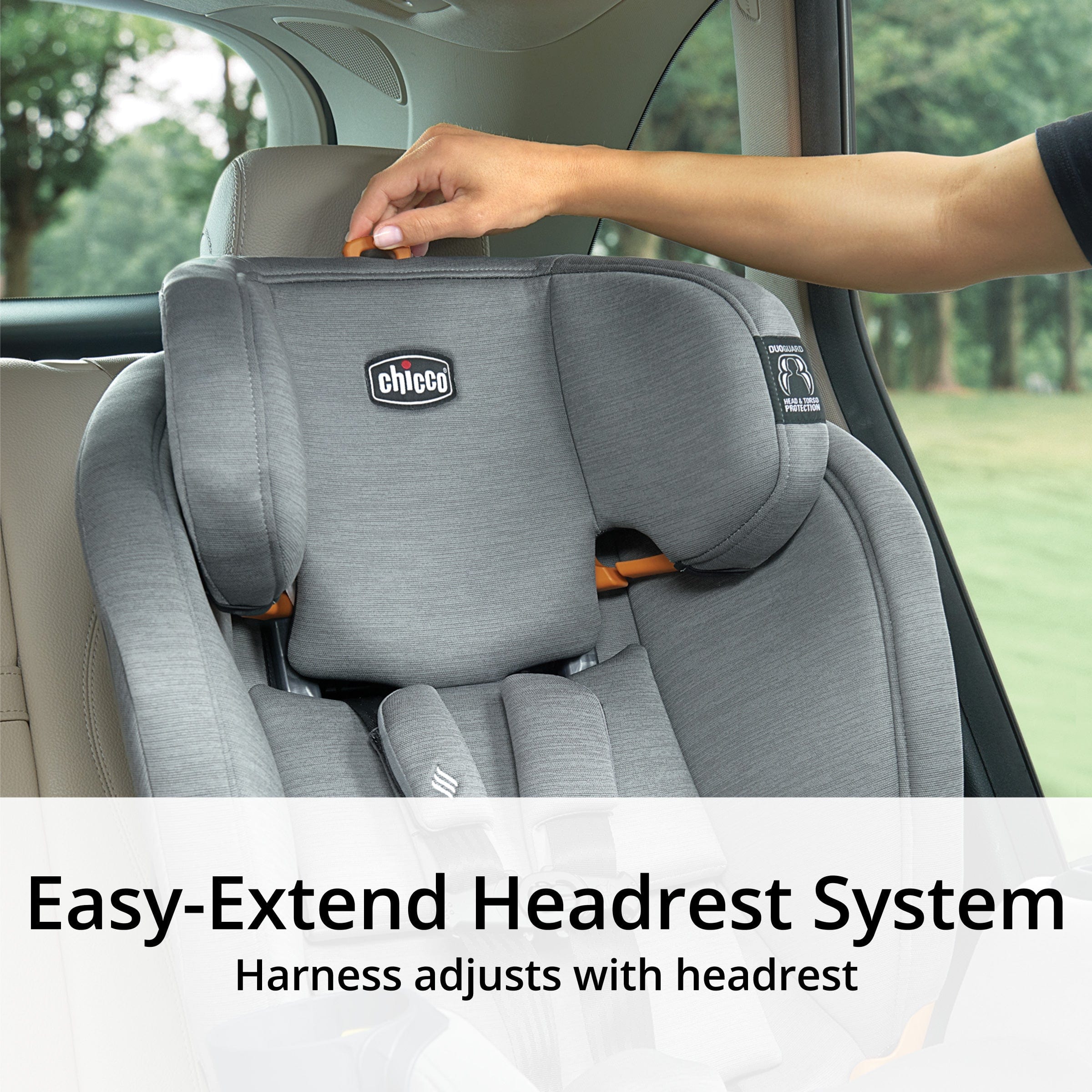 Chicco OneFit ClearTex All-In-One Convertible Car Seat for Infants to Toddlers - Safe & Comfortable for Travel, School & Family Road Trips