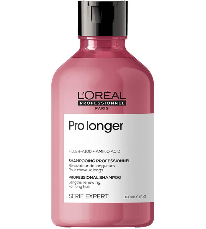 L'Oreal Professionnel Pro Longer Length Shampoo for Long Hair Growth & Repair - Sulfate-Free, Nourishing Formula for Dry, Damaged Hair - Perfect for Daily Use at Home or Salon