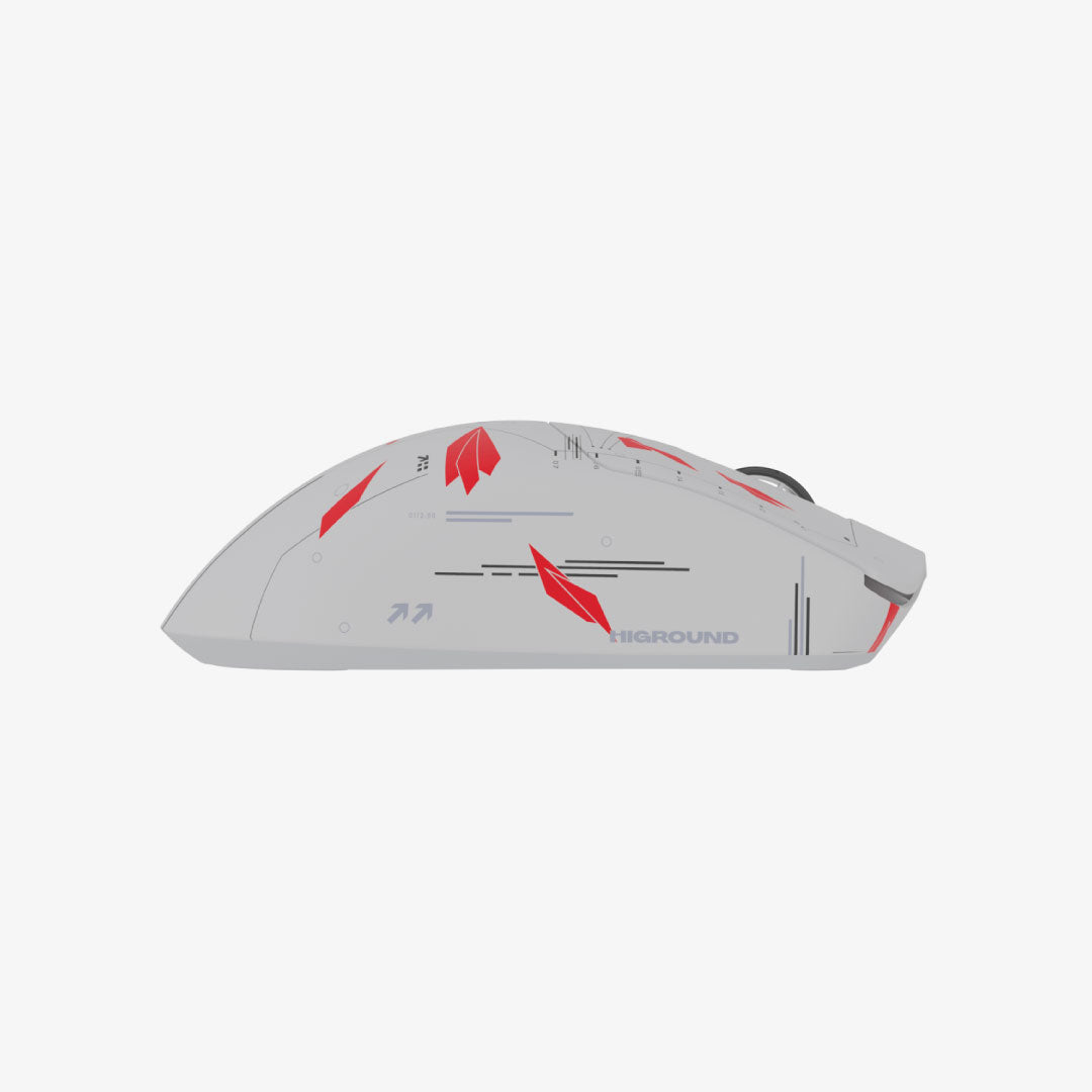 Higround Yuma Wireless Mouse - Ergonomic Bluetooth Gaming Mouse with RGB Lighting for PC, Mac, Laptop - Perfect for Gaming, Office Work & Travel Use